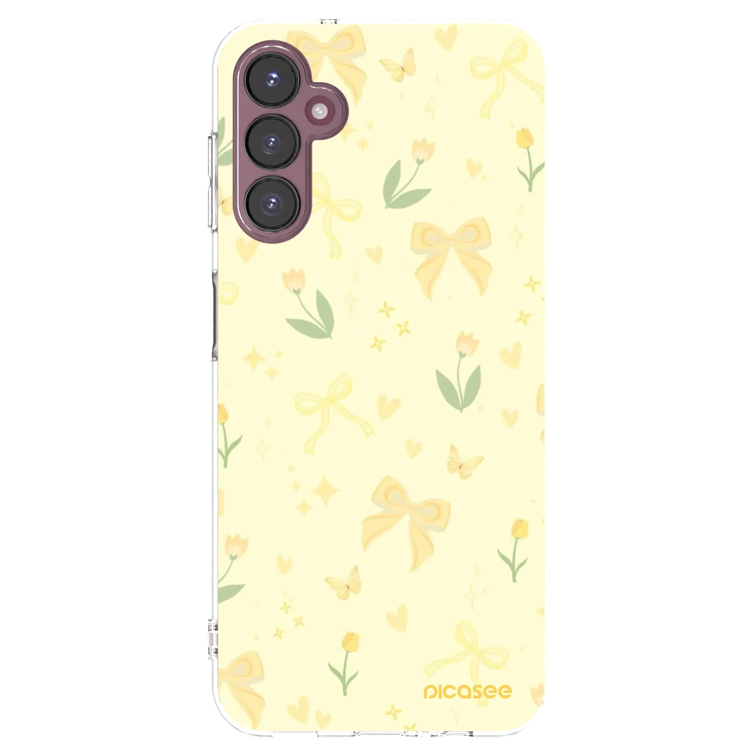 Picasee silikonový průhledný obal pro Samsung Galaxy A05s A057G - Honey Blossom