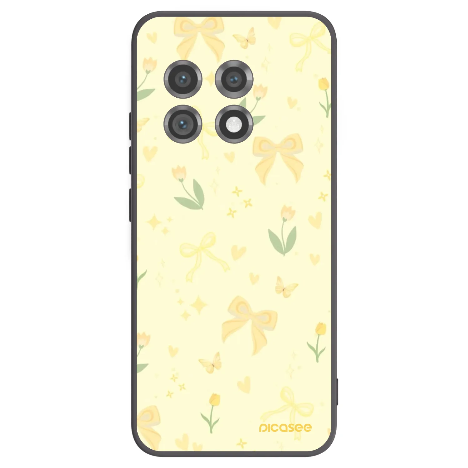 Picasee silikonový černý obal pro OnePlus 11 5G - Honey Blossom