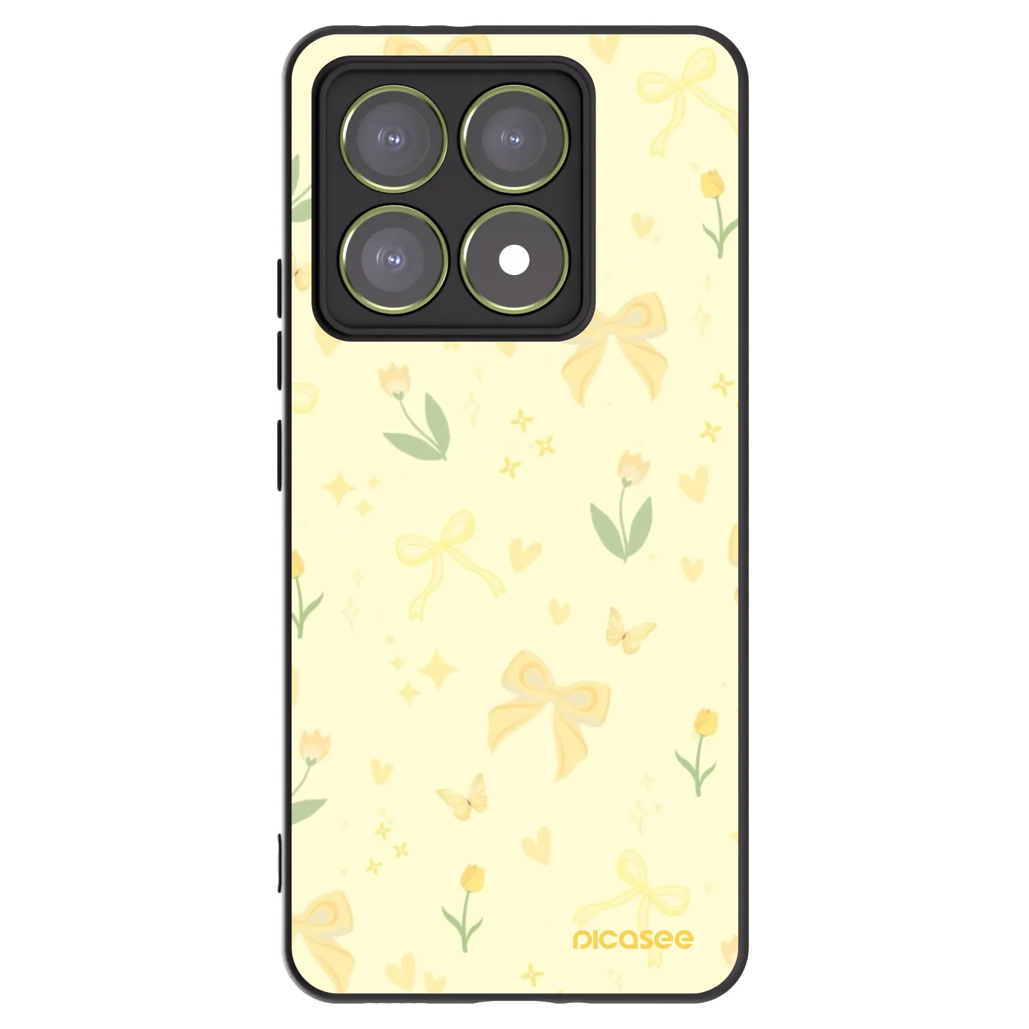 Picasee silikonový černý obal pro Xiaomi 14T - Honey Blossom