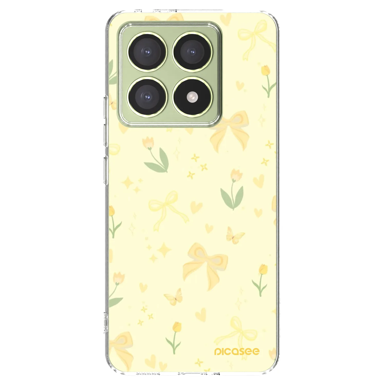 Picasee silikonový průhledný obal pro Xiaomi 14T - Honey Blossom
