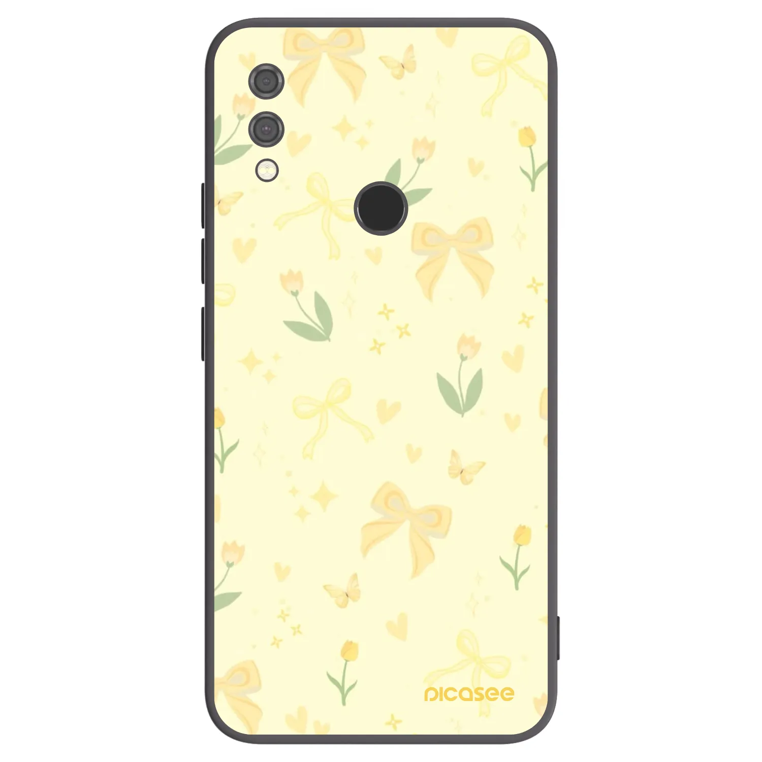 Picasee silikonový černý obal pro Xiaomi Redmi Note 7 - Honey Blossom