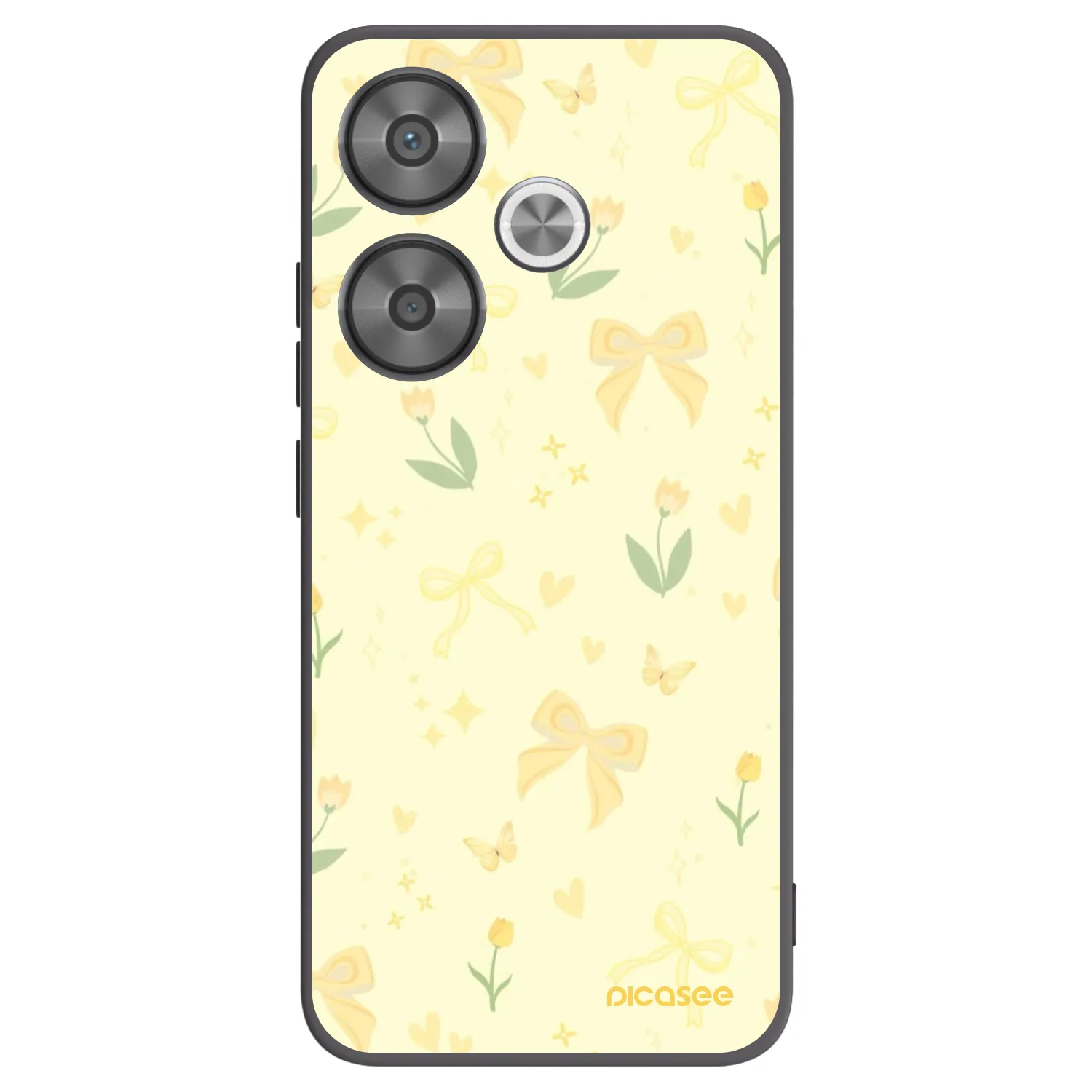 Picasee silikonový černý obal pro Xiaomi Poco F6 - Honey Blossom