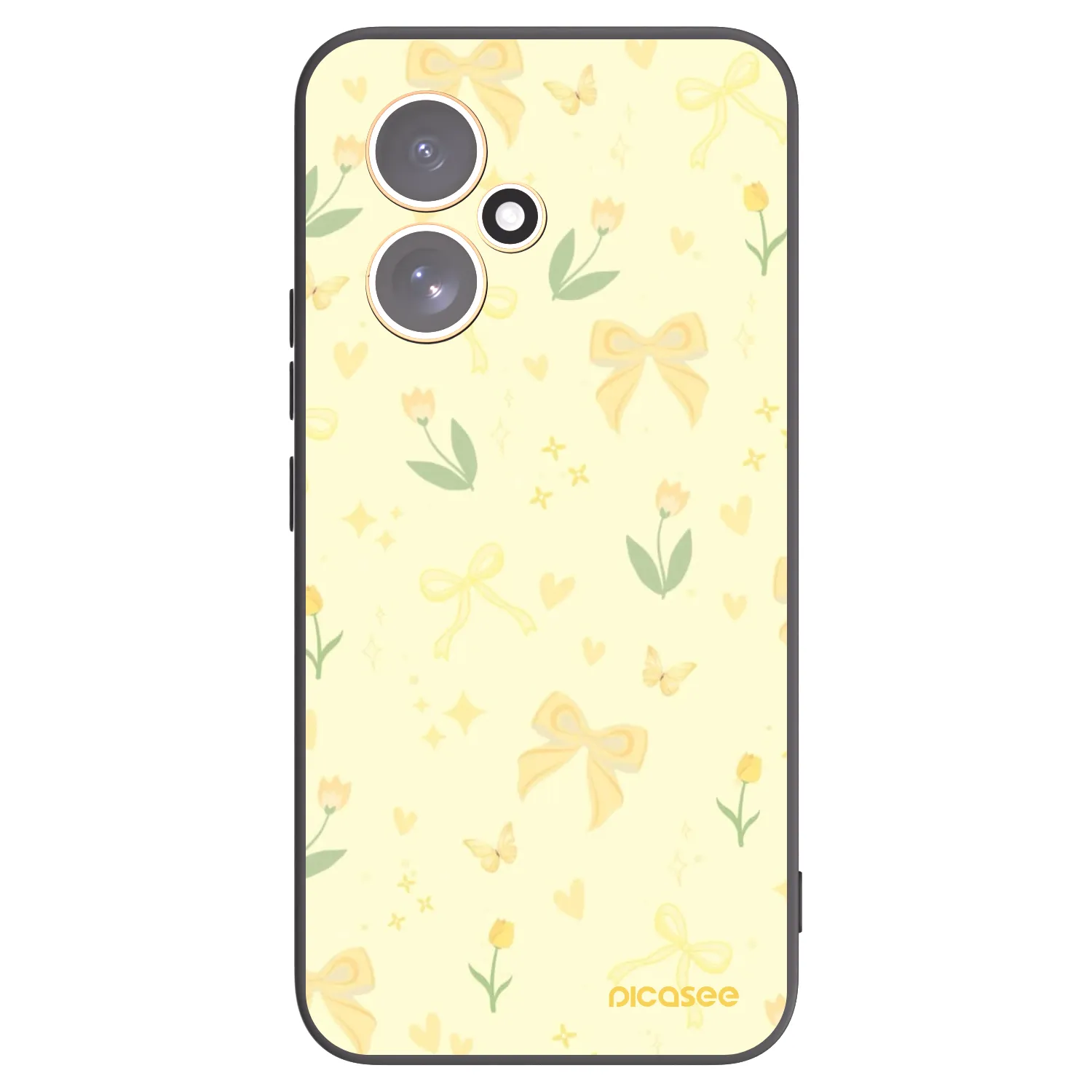 Picasee silikonový černý obal pro Honor 400 5G - Honey Blossom