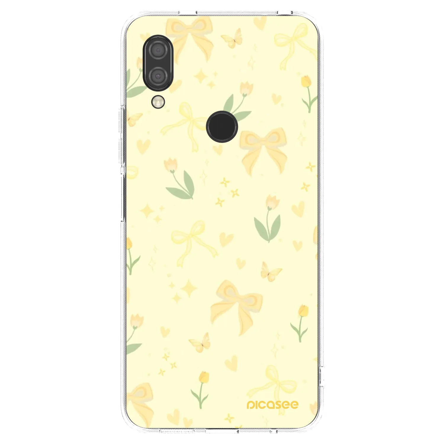 Picasee silikonový průhledný obal pro Xiaomi Redmi 7 - Honey Blossom