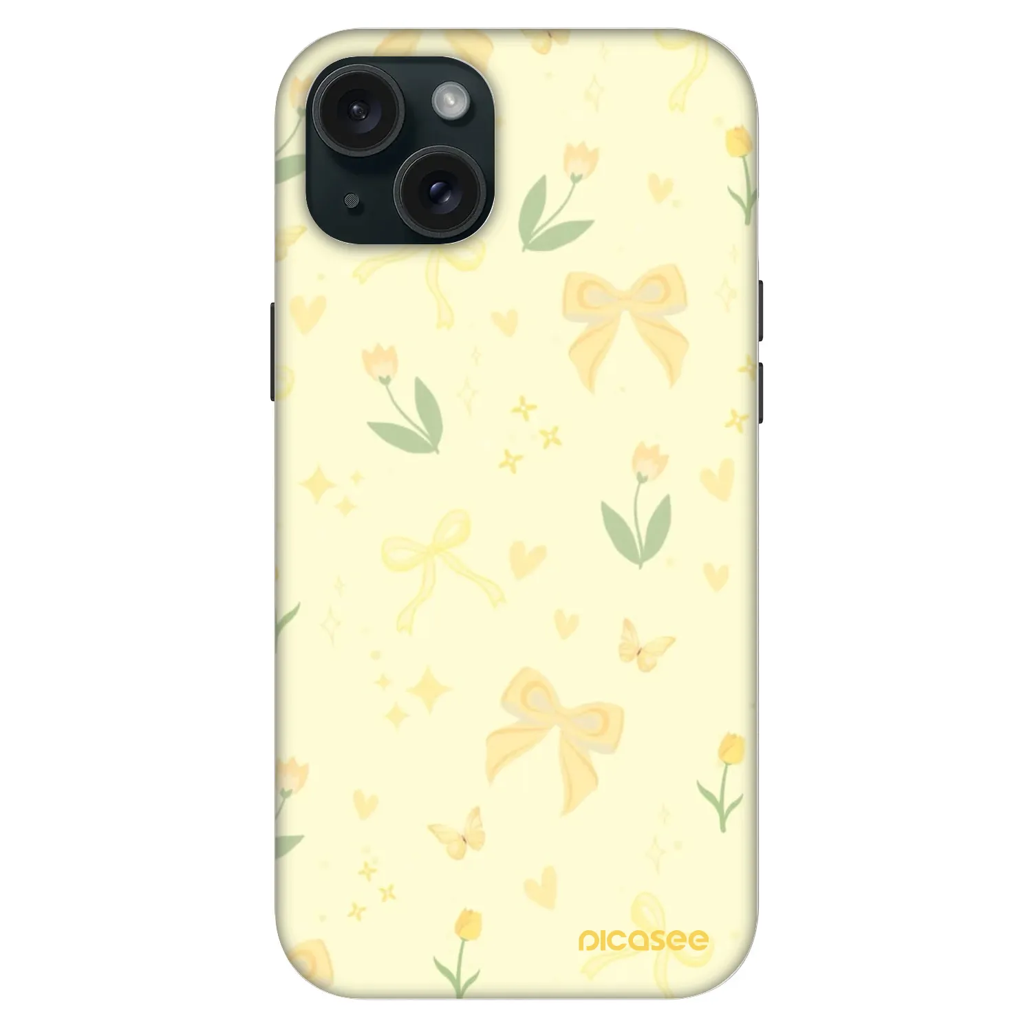 Picasee Fashion Case MagSafe Apple iPhone 15 Plus - Honey Blossom