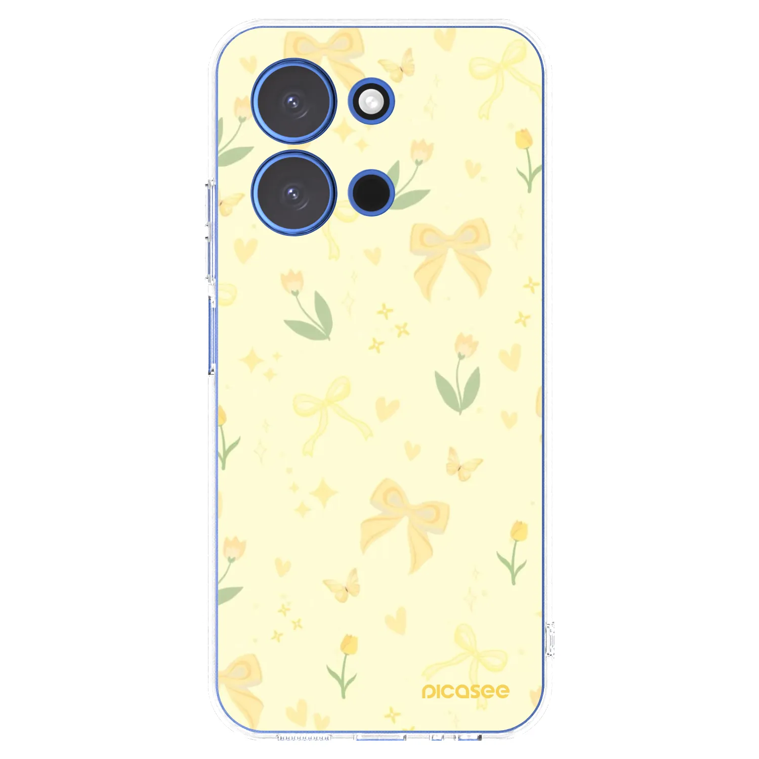 Picasee silikonový průhledný obal pro Xiaomi Redmi 15C 4G - Honey Blossom
