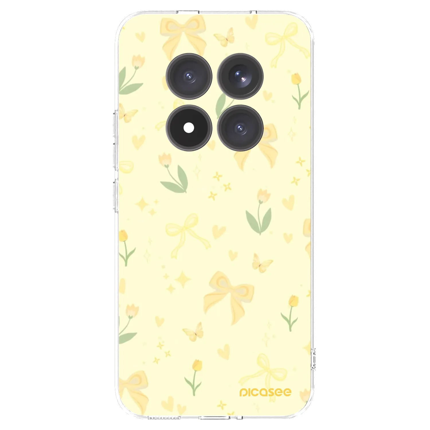 Picasee silikonový průhledný obal pro Xiaomi Redmi Note 15 Pro+ - Honey Blossom