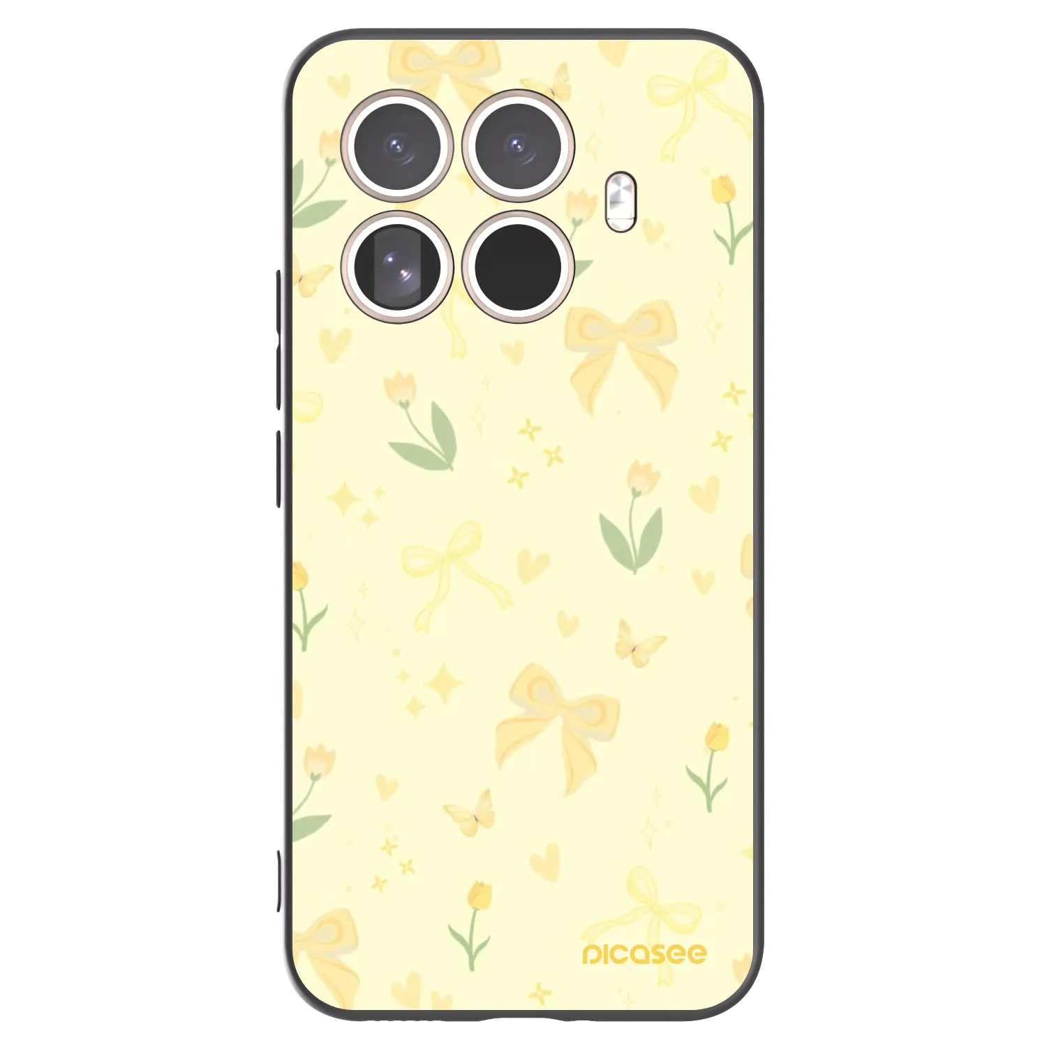Picasee silikonový černý obal pro Xiaomi 15T Pro - Honey Blossom