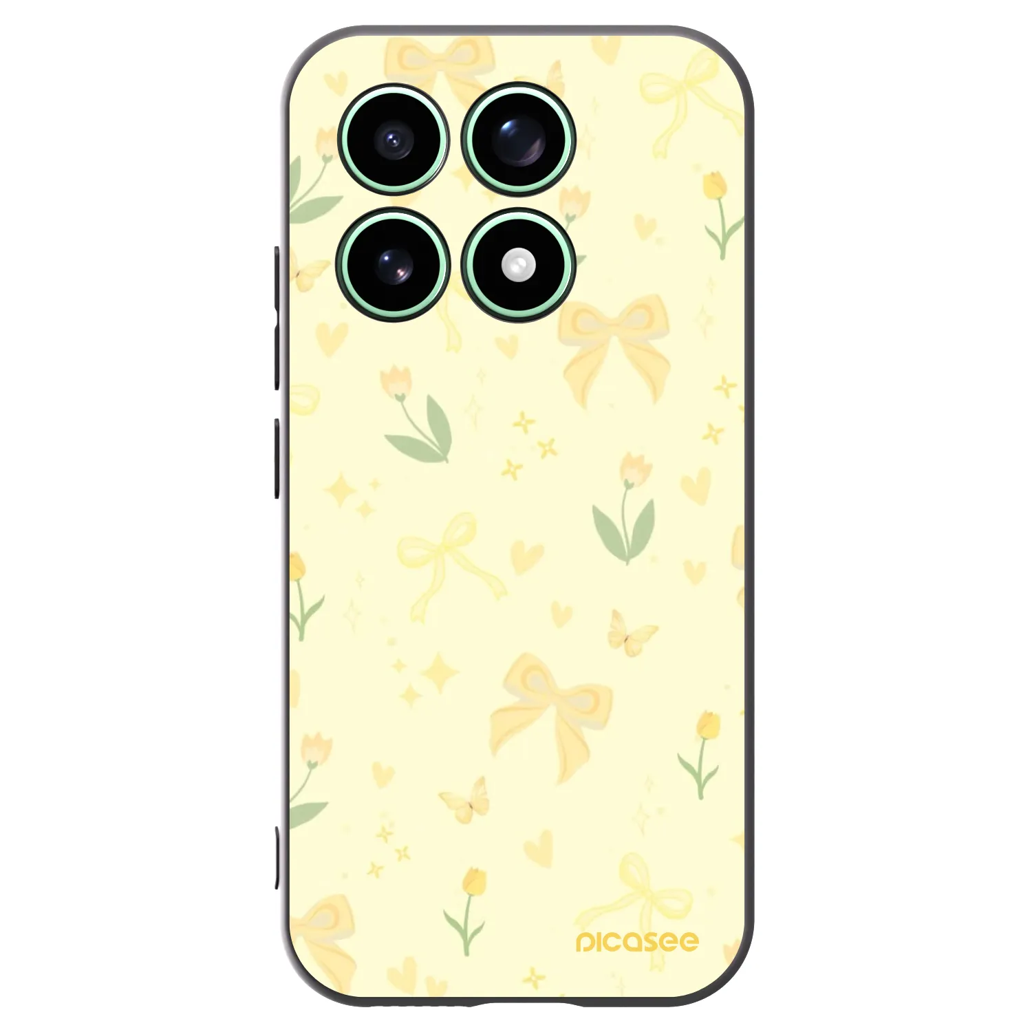Picasee silikonový černý obal pro Xiaomi 17 - Honey Blossom