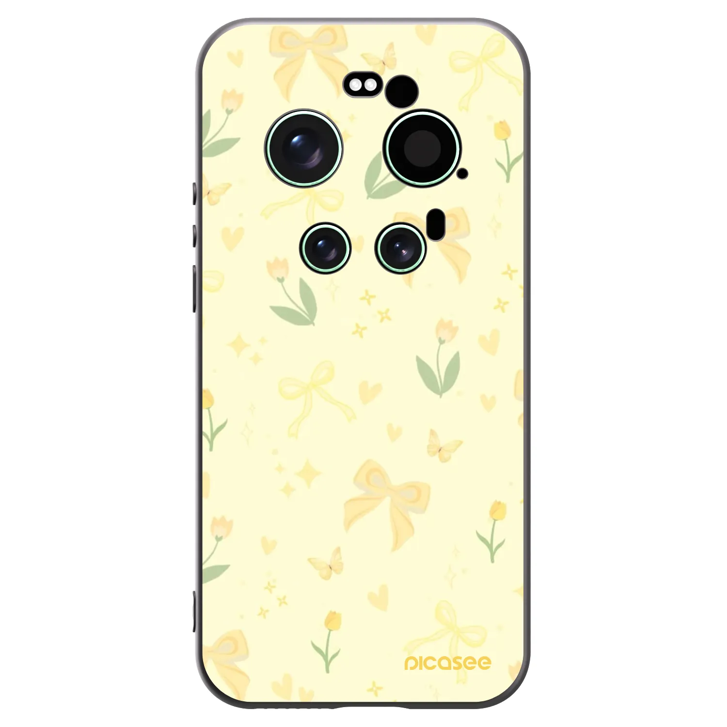 Picasee silikonový černý obal pro Xiaomi 17 Ultra - Honey Blossom