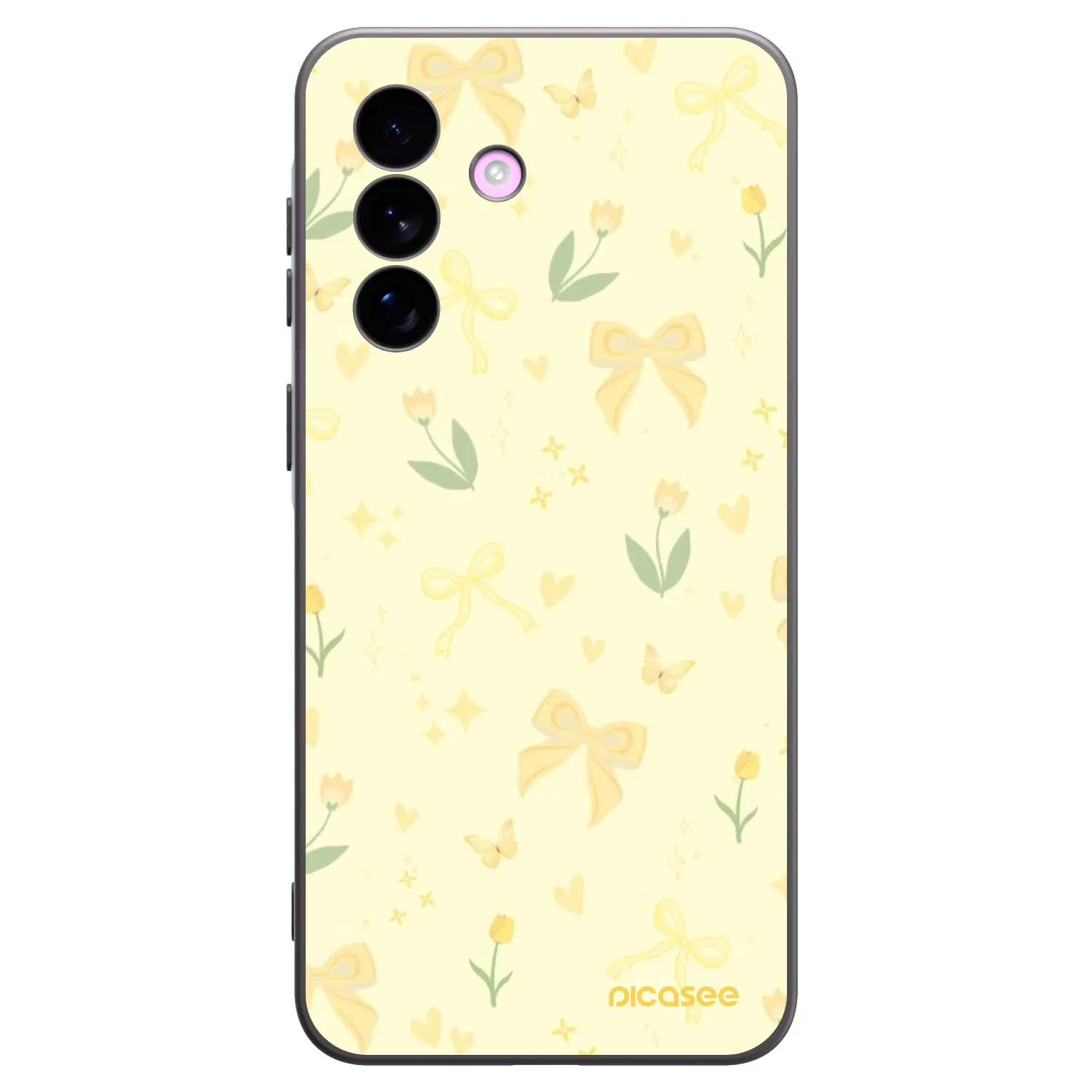 Picasee silikonový černý obal pro Samsung Galaxy A57 5G - Honey Blossom