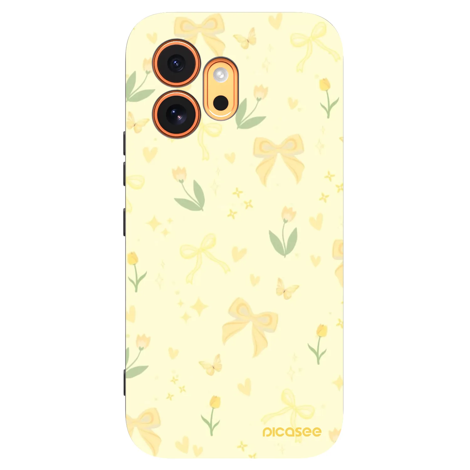 Picasee silikonový černý obal pro Honor 600 - Honey Blossom