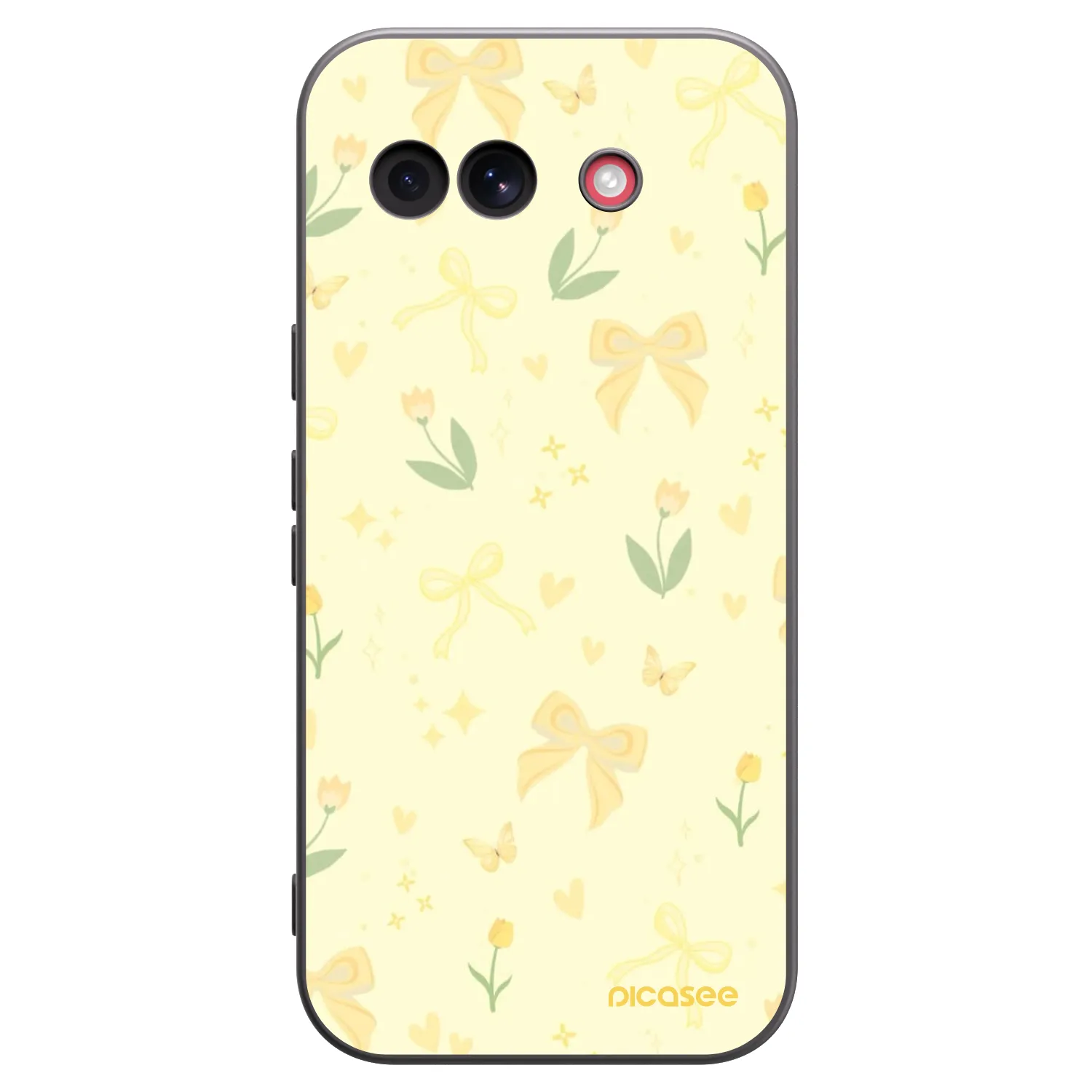 Picasee silikonový černý obal pro Google Pixel 10a - Honey Blossom