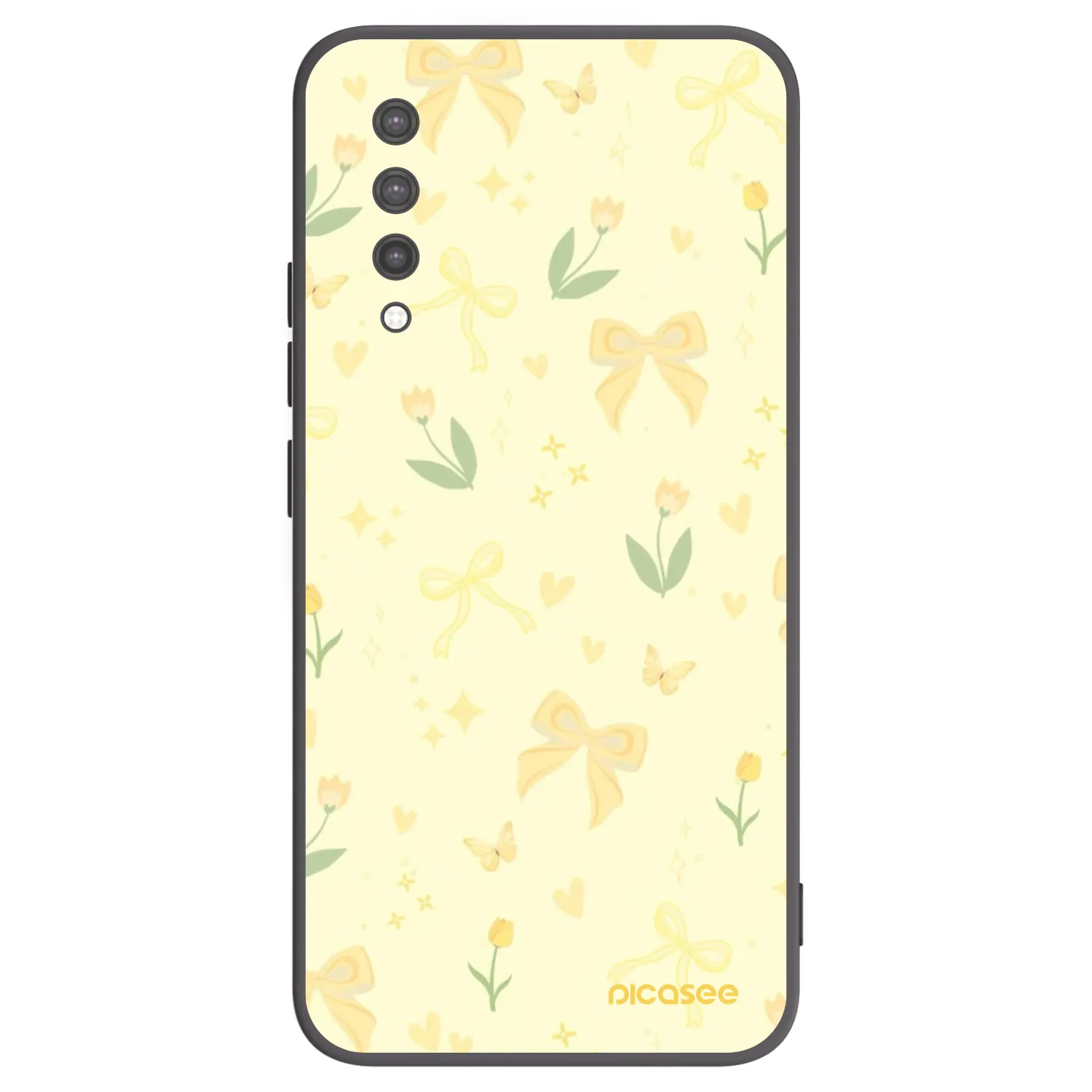 Picasee silikonový černý obal pro Xiaomi Mi 9 Lite - Honey Blossom