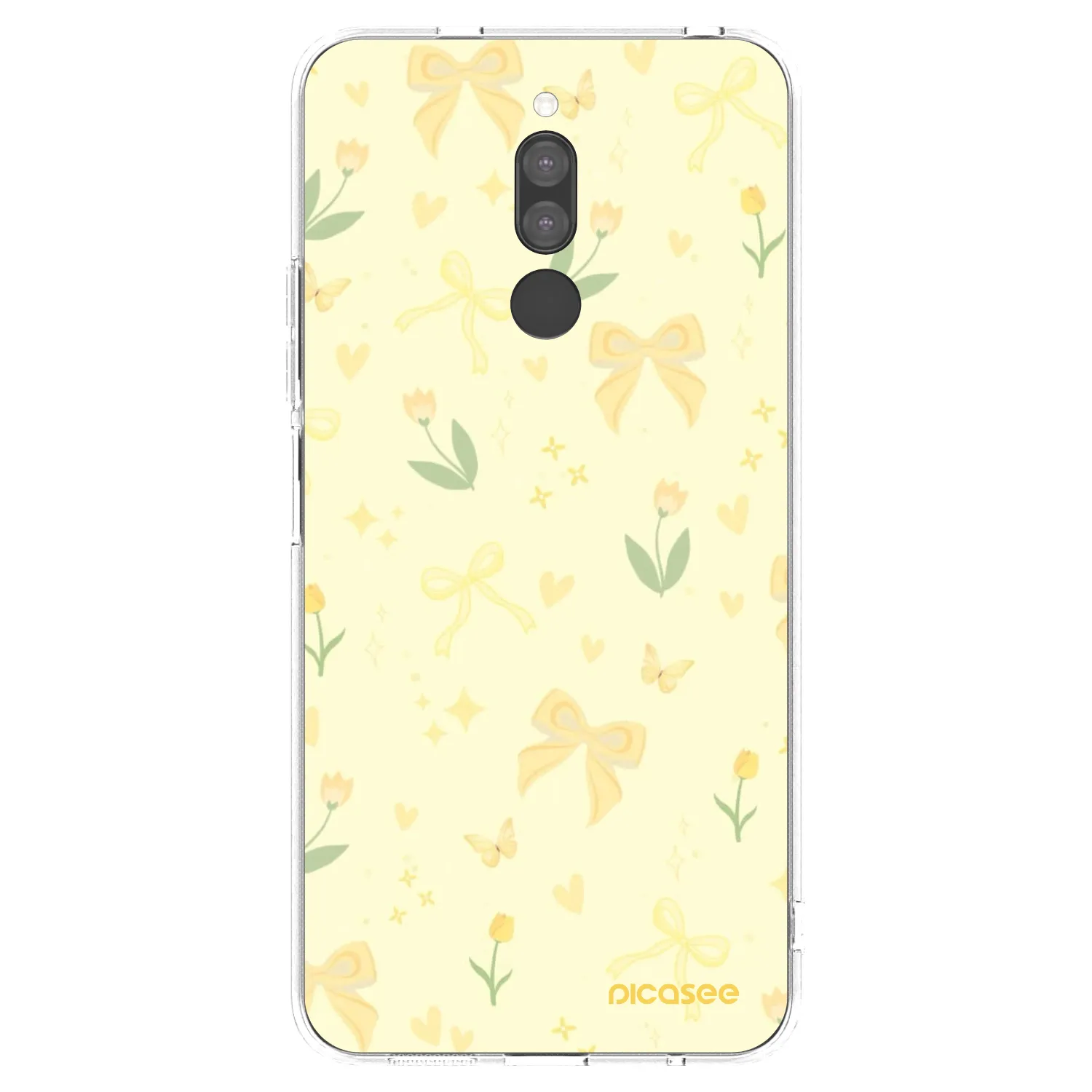 Picasee silikonový průhledný obal pro Xiaomi Redmi 8 - Honey Blossom