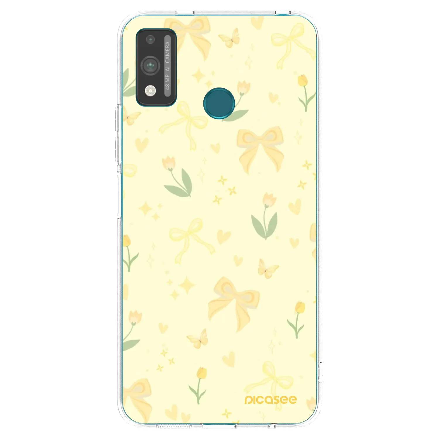 Picasee silikonový průhledný obal pro Honor 9X Lite - Honey Blossom