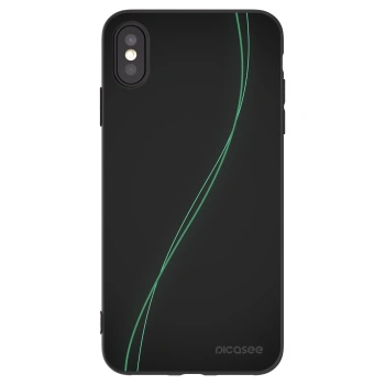 Picasee silikonový černý obal pro Apple iPhone XS Max - Be Different