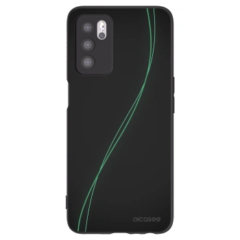 Picasee silikonový černý obal pro OPPO A16s - Be Different