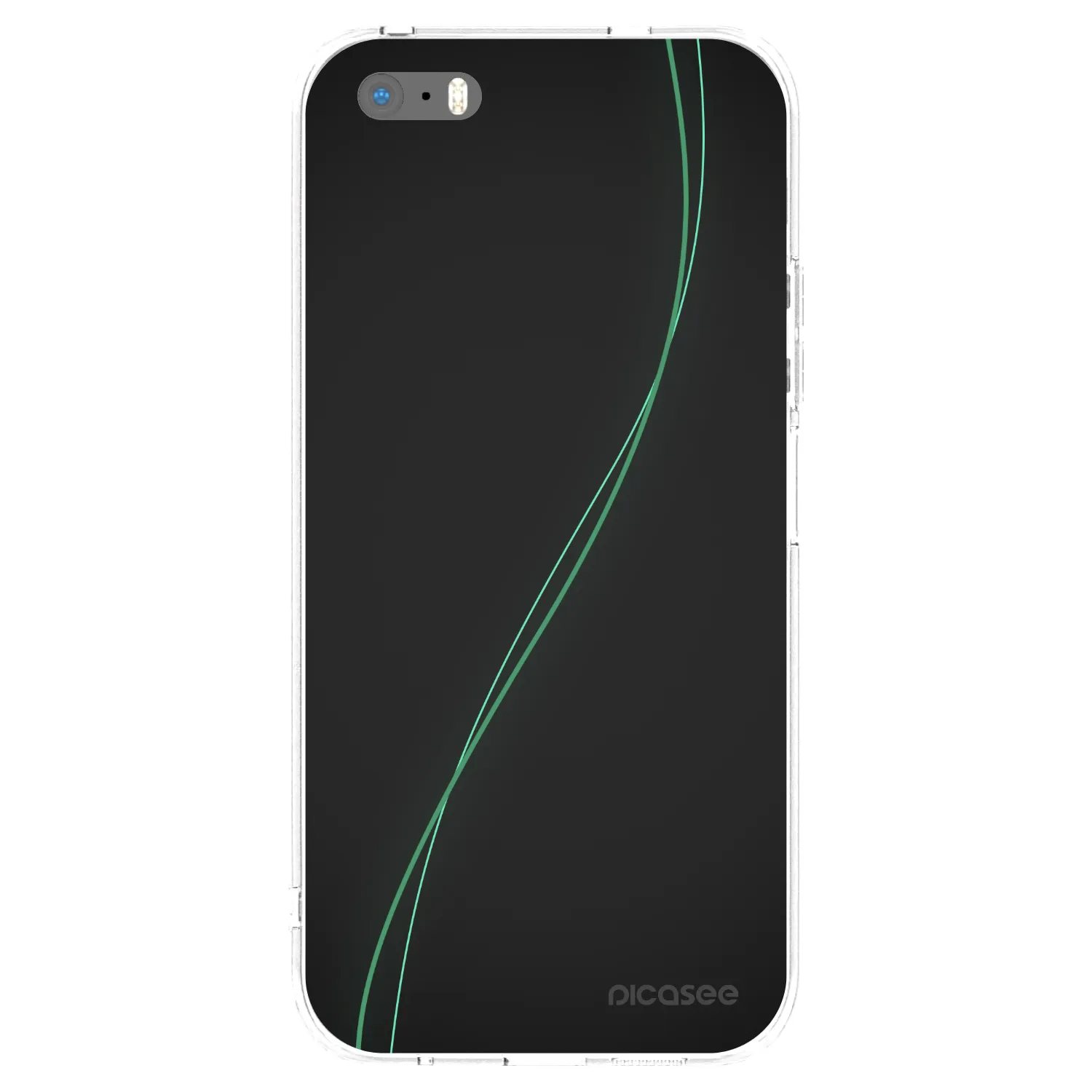 Picasee silikonový průhledný obal pro Apple iPhone 5/5S/SE - Be Different