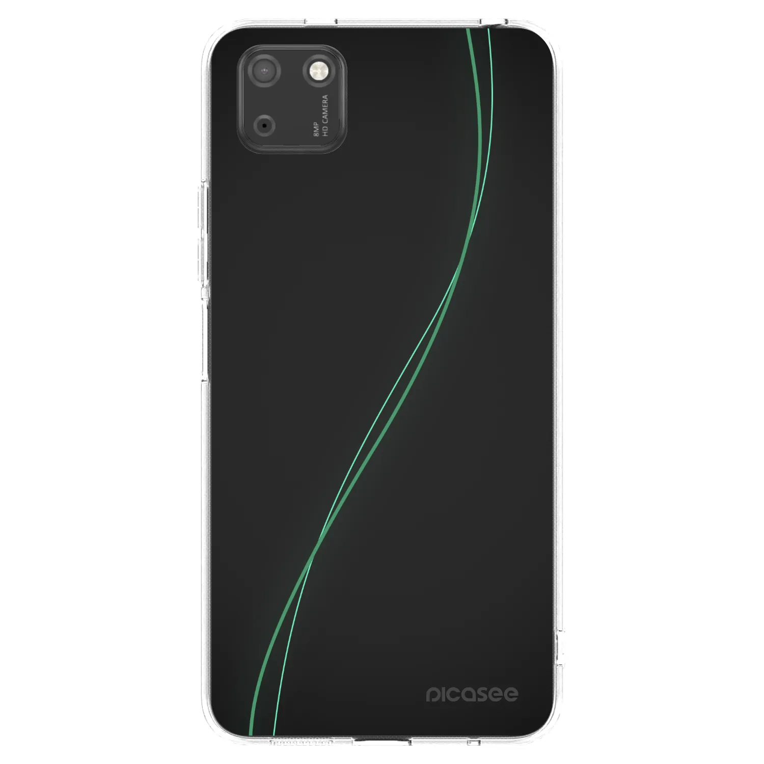 Picasee silikonový průhledný obal pro Huawei Y5P - Be Different
