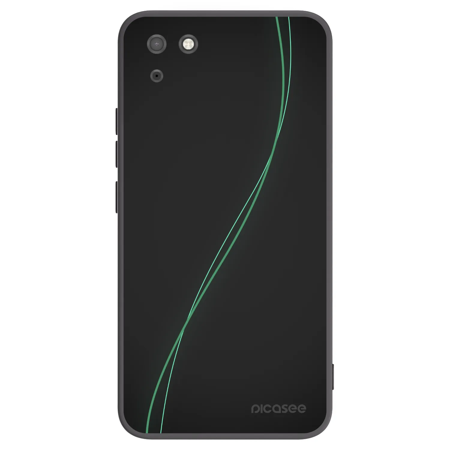 Picasee silikonový černý obal pro Huawei Y5P - Be Different