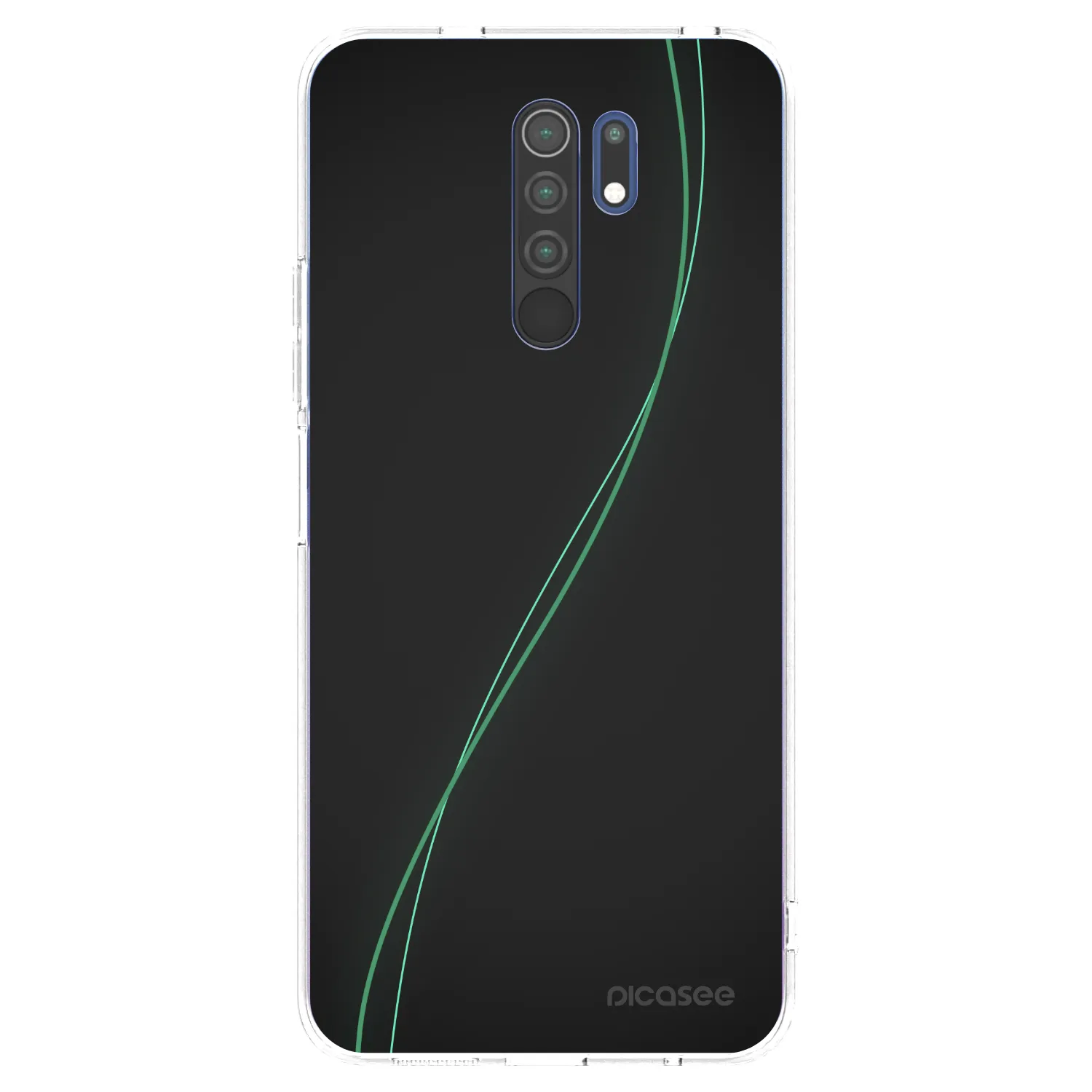 Picasee silikonový průhledný obal pro Xiaomi Redmi 9 - Be Different