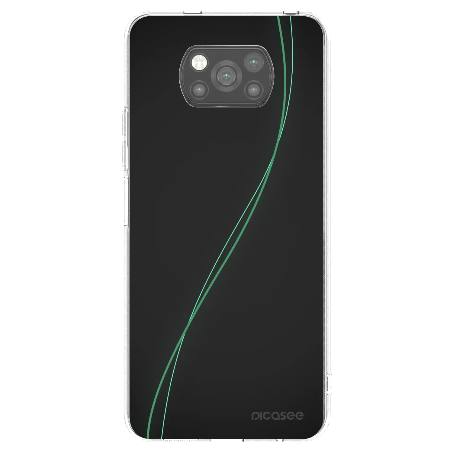 Picasee silikonový černý obal pro Xiaomi Poco X3 - Be Different