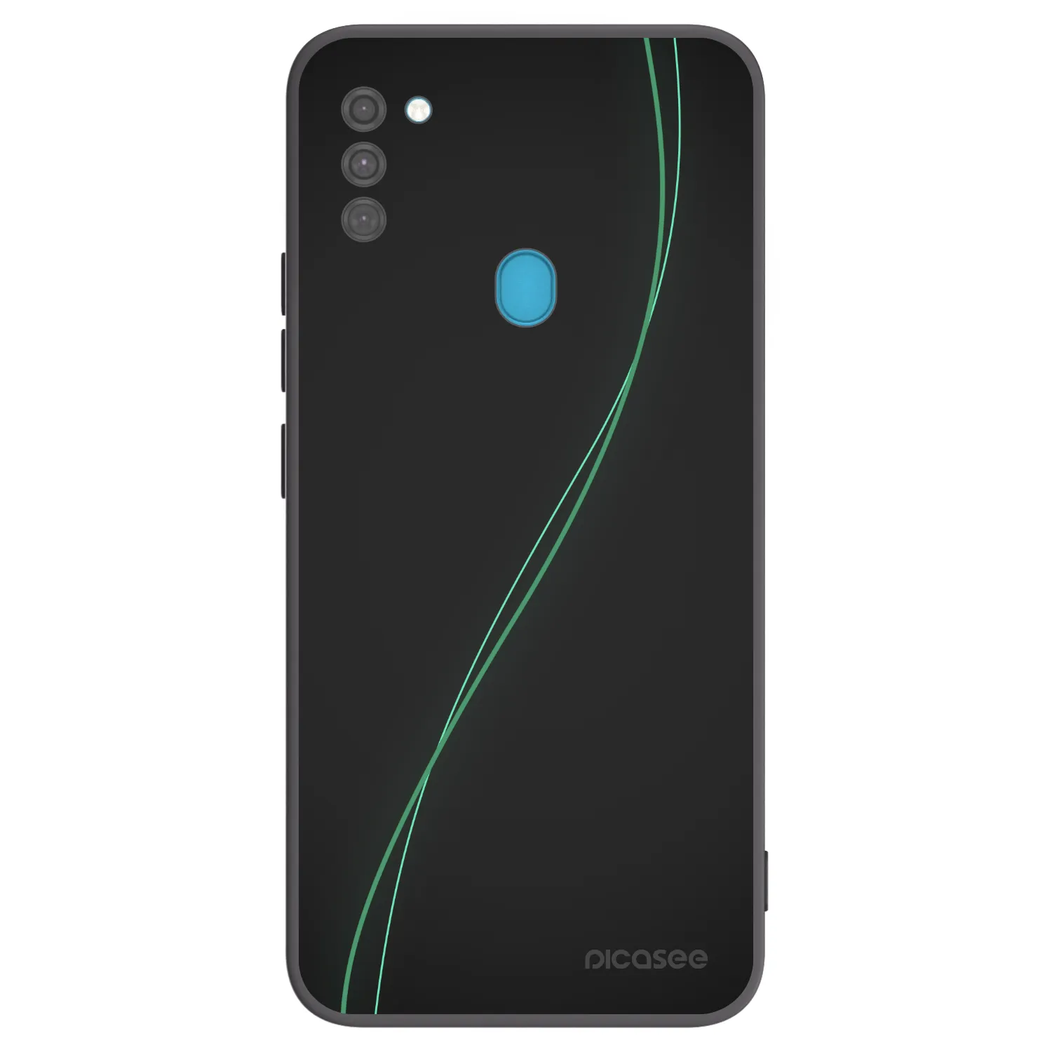 Picasee silikonový černý obal pro Samsung Galaxy M11 - Be Different