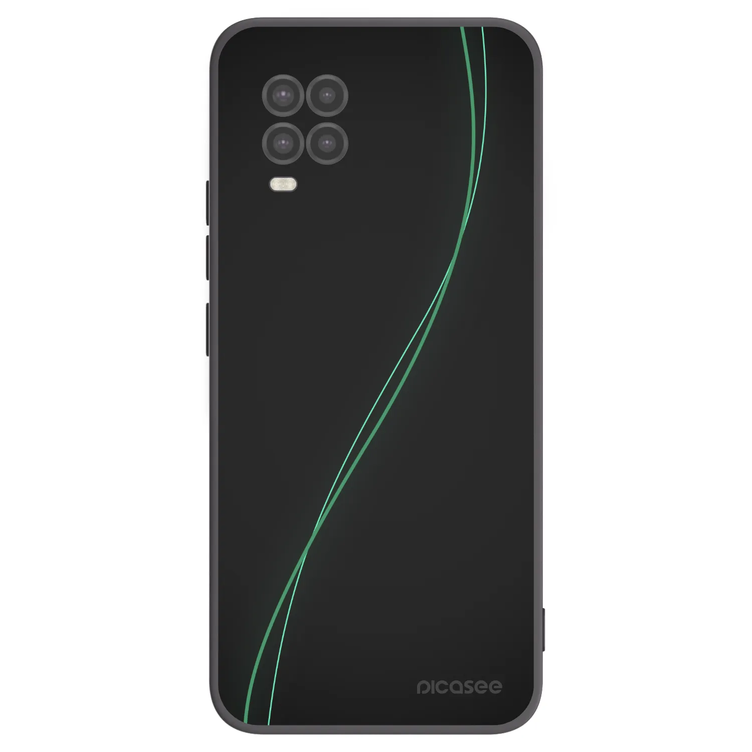Picasee silikonový černý obal pro Xiaomi Mi 10 Lite - Be Different