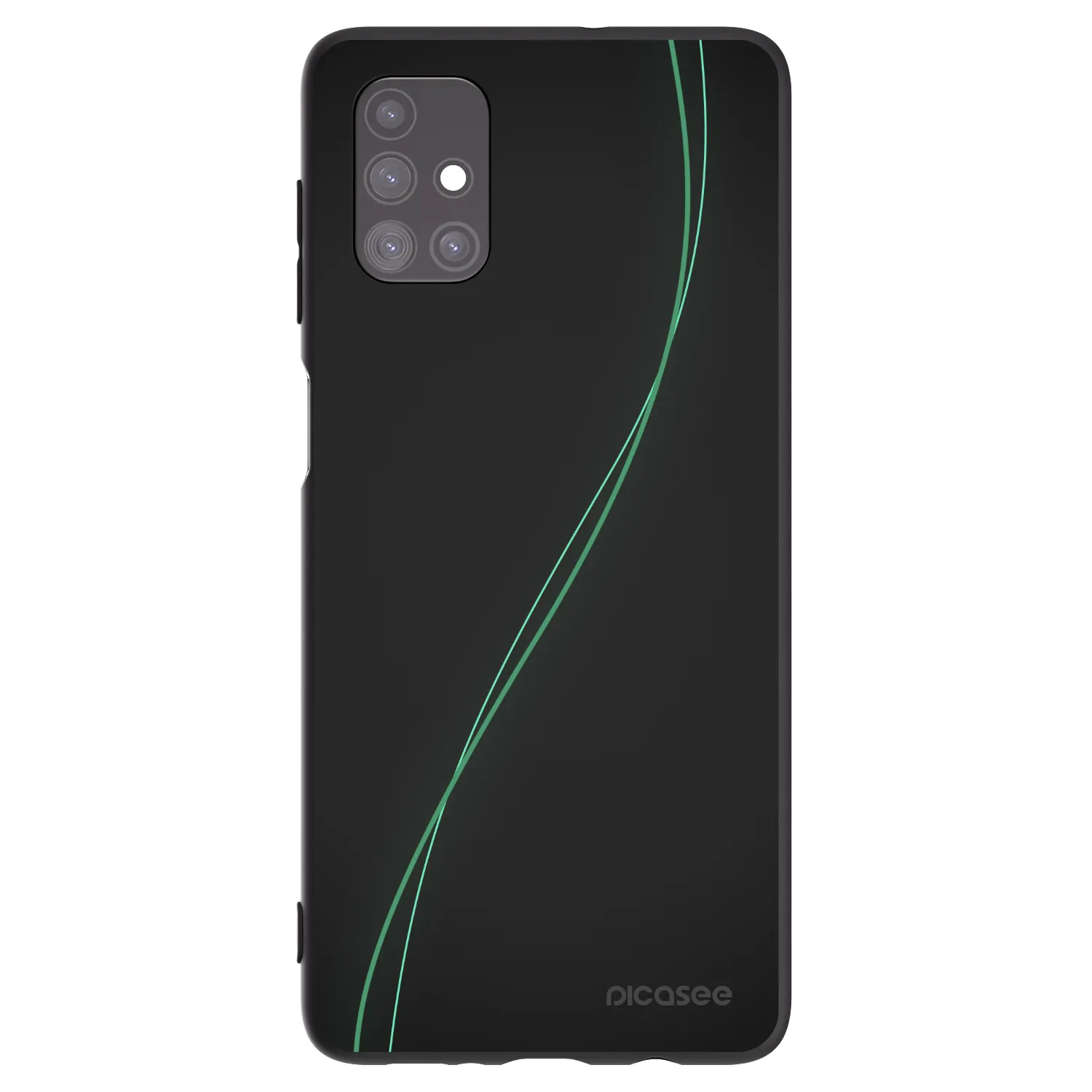 Picasee silikonový černý obal pro Samsung Galaxy M51 M515F - Be Different