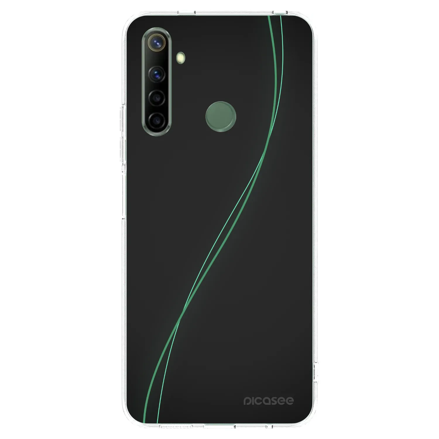 Picasee silikonový průhledný obal pro Realme 6i - Be Different