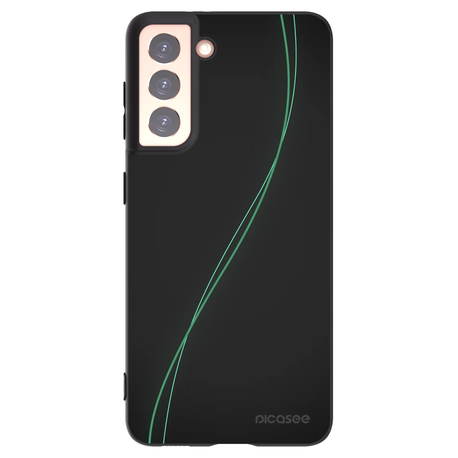Picasee silikonový černý obal pro Samsung Galaxy S21 5G G991B - Be Different
