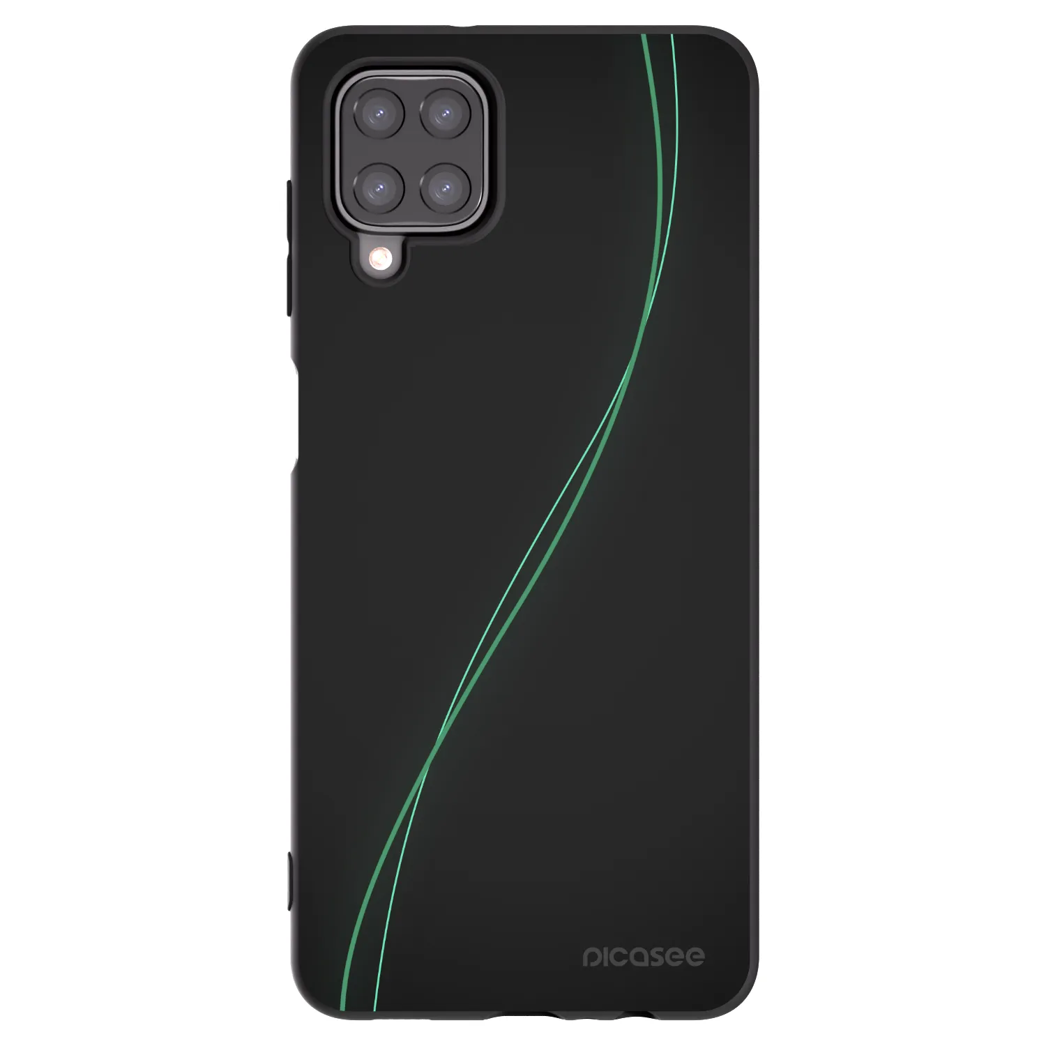 Picasee silikonový černý obal pro Samsung Galaxy A12 A125F - Be Different