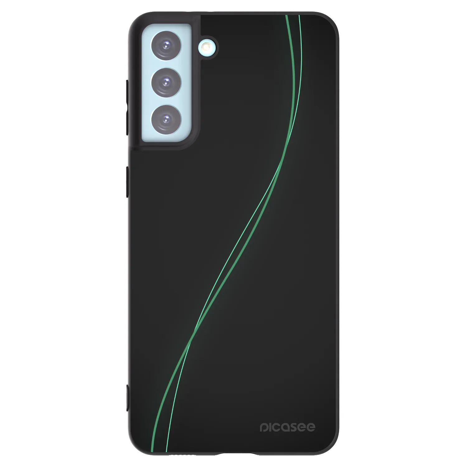 Picasee silikonový černý obal pro Samsung Galaxy S21+ 5G G996F - Be Different