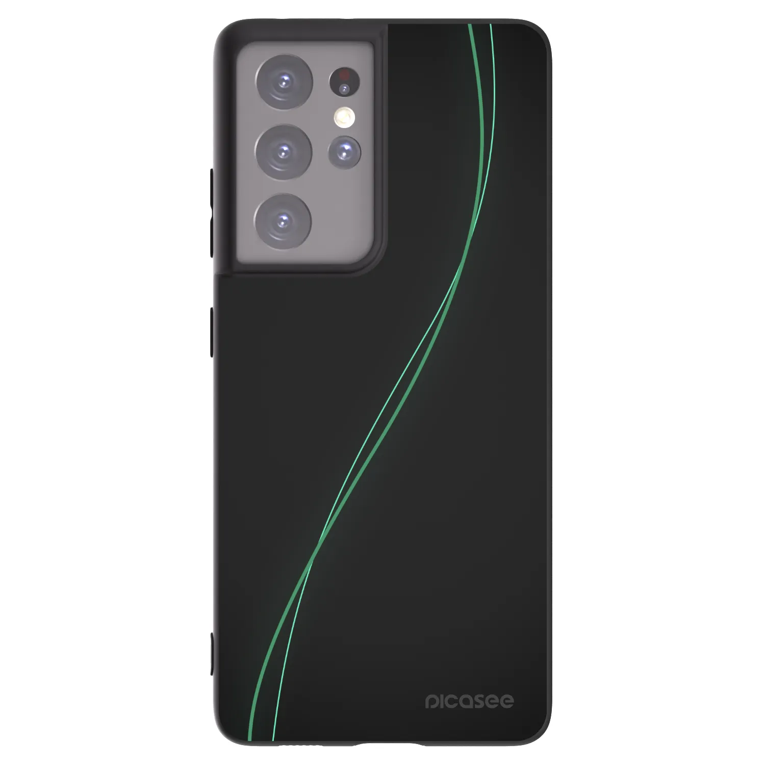 Picasee silikonový černý obal pro Samsung Galaxy S21 Ultra 5G G998B - Be Different