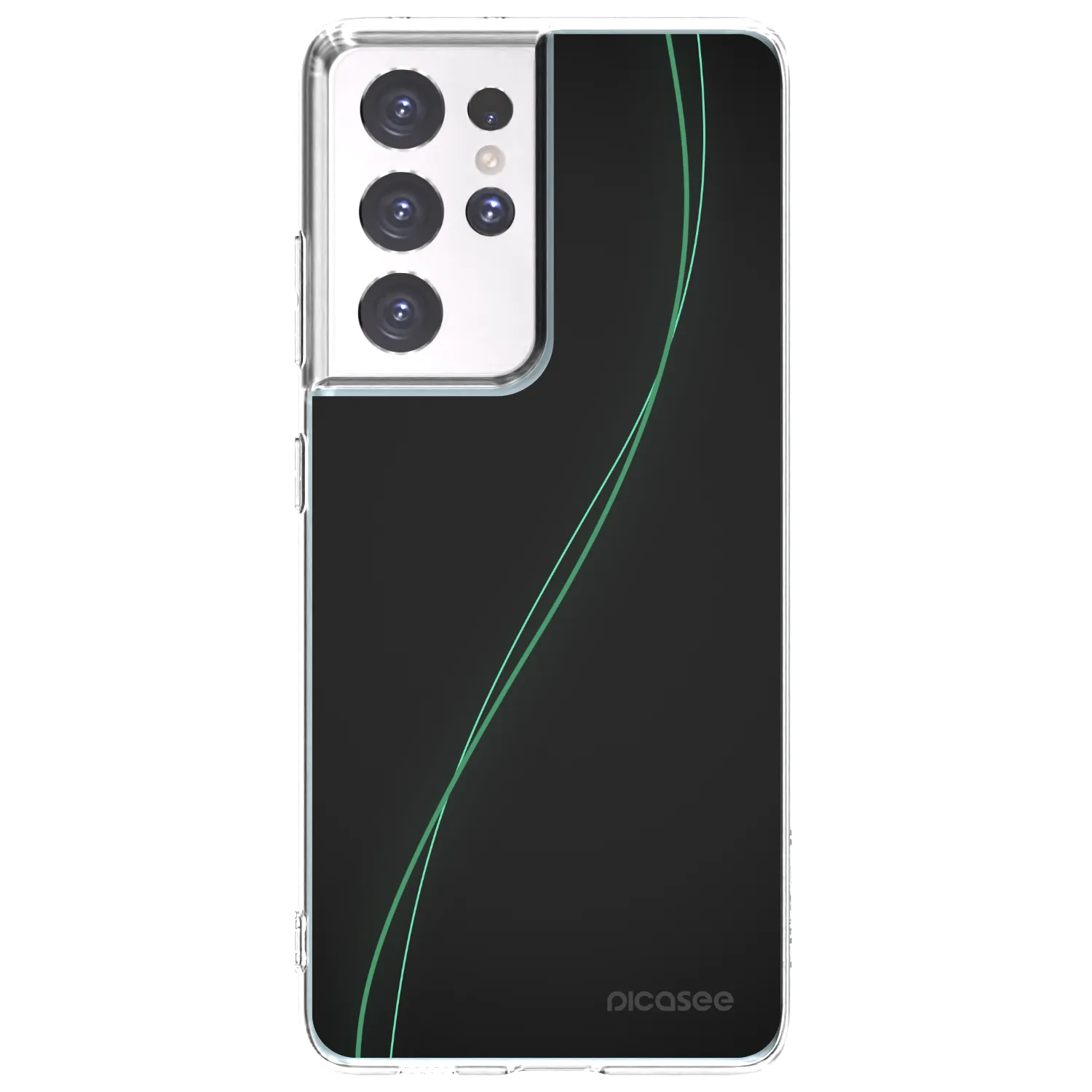 Picasee silikonový průhledný obal pro Samsung Galaxy S21 Ultra 5G G998B - Be Different