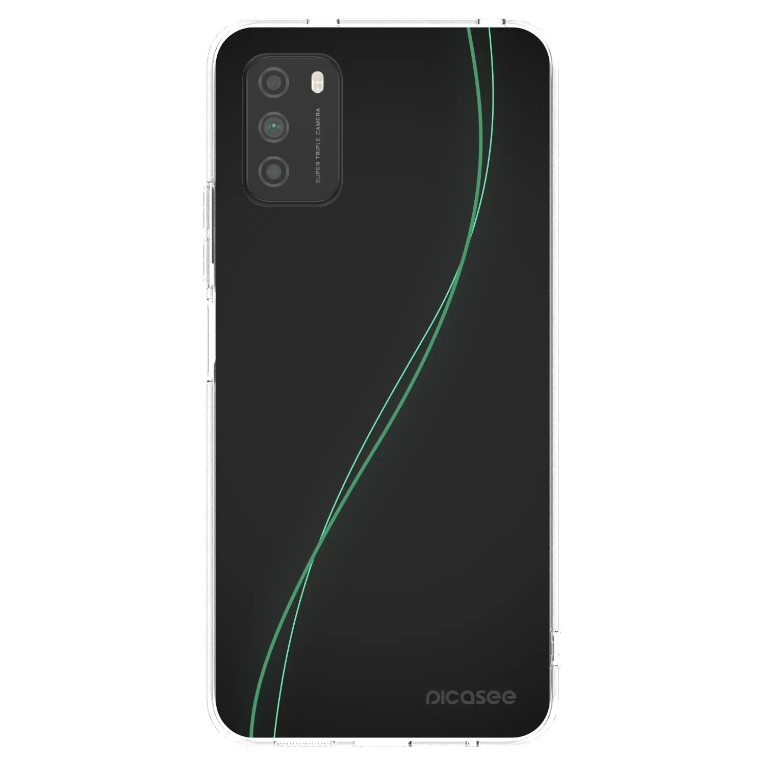 Picasee silikonový průhledný obal pro Xiaomi Poco M3 - Be Different