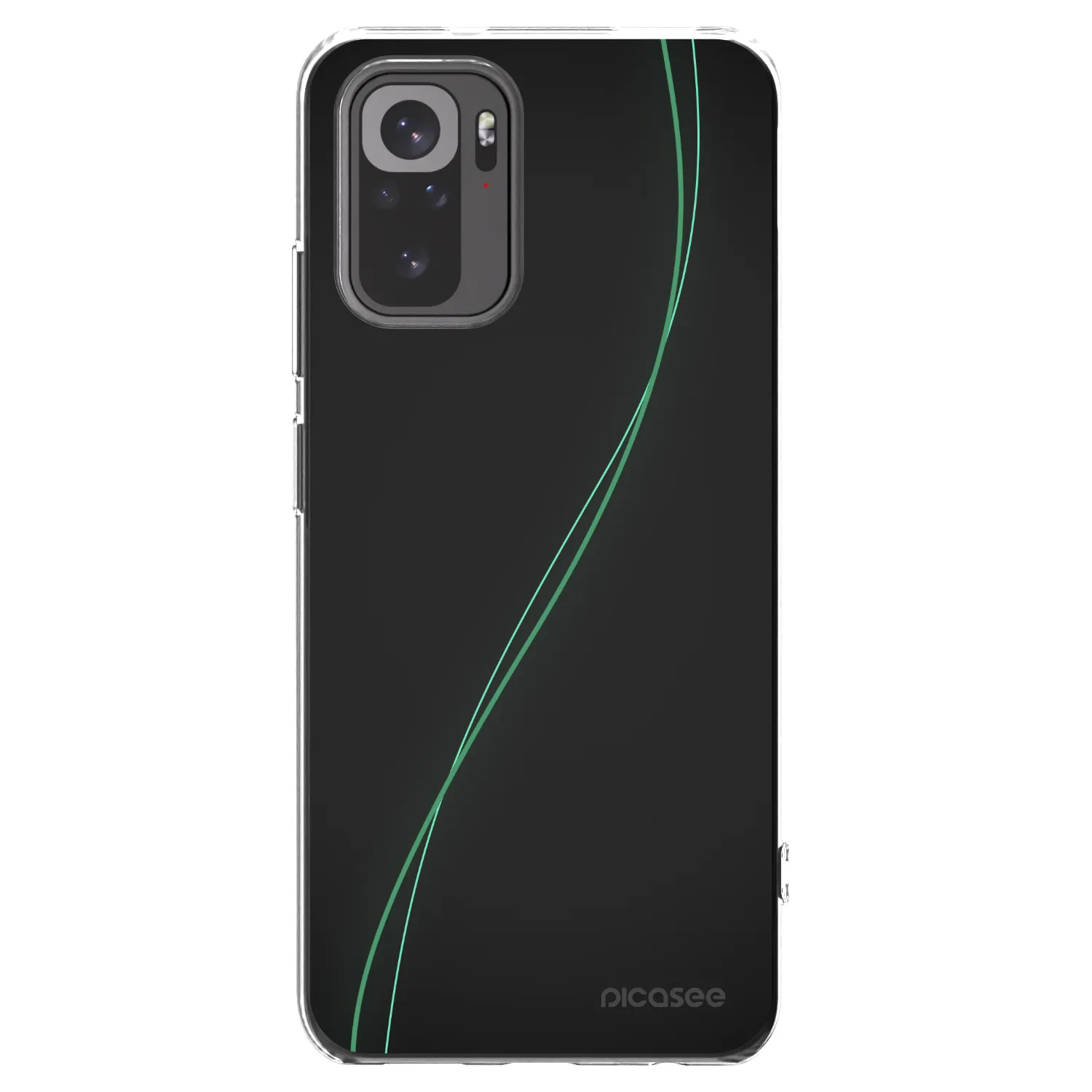 Picasee silikonový průhledný obal pro Xiaomi Redmi Note 10 - Be Different