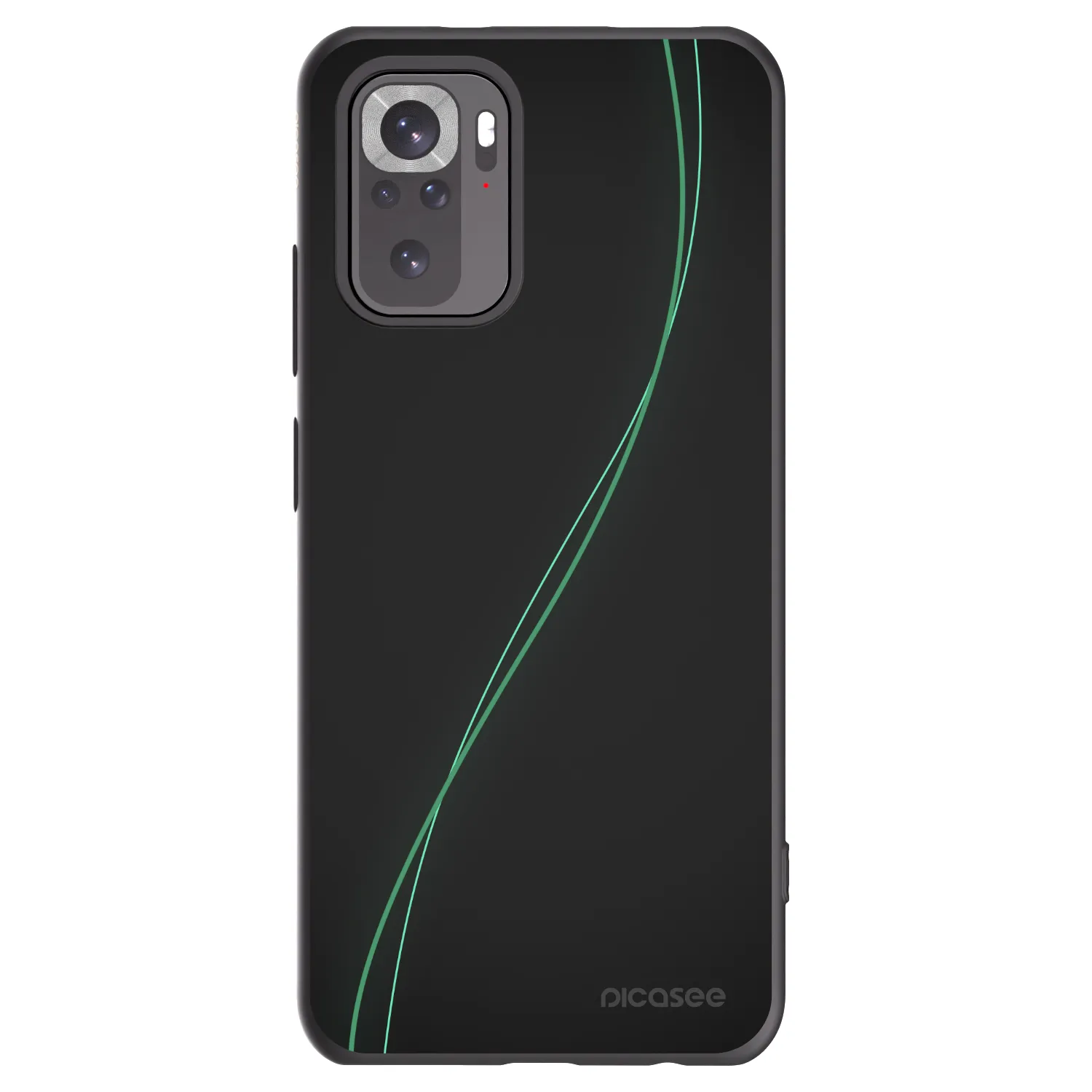 Picasee silikonový černý obal pro Xiaomi Redmi Note 10 - Be Different