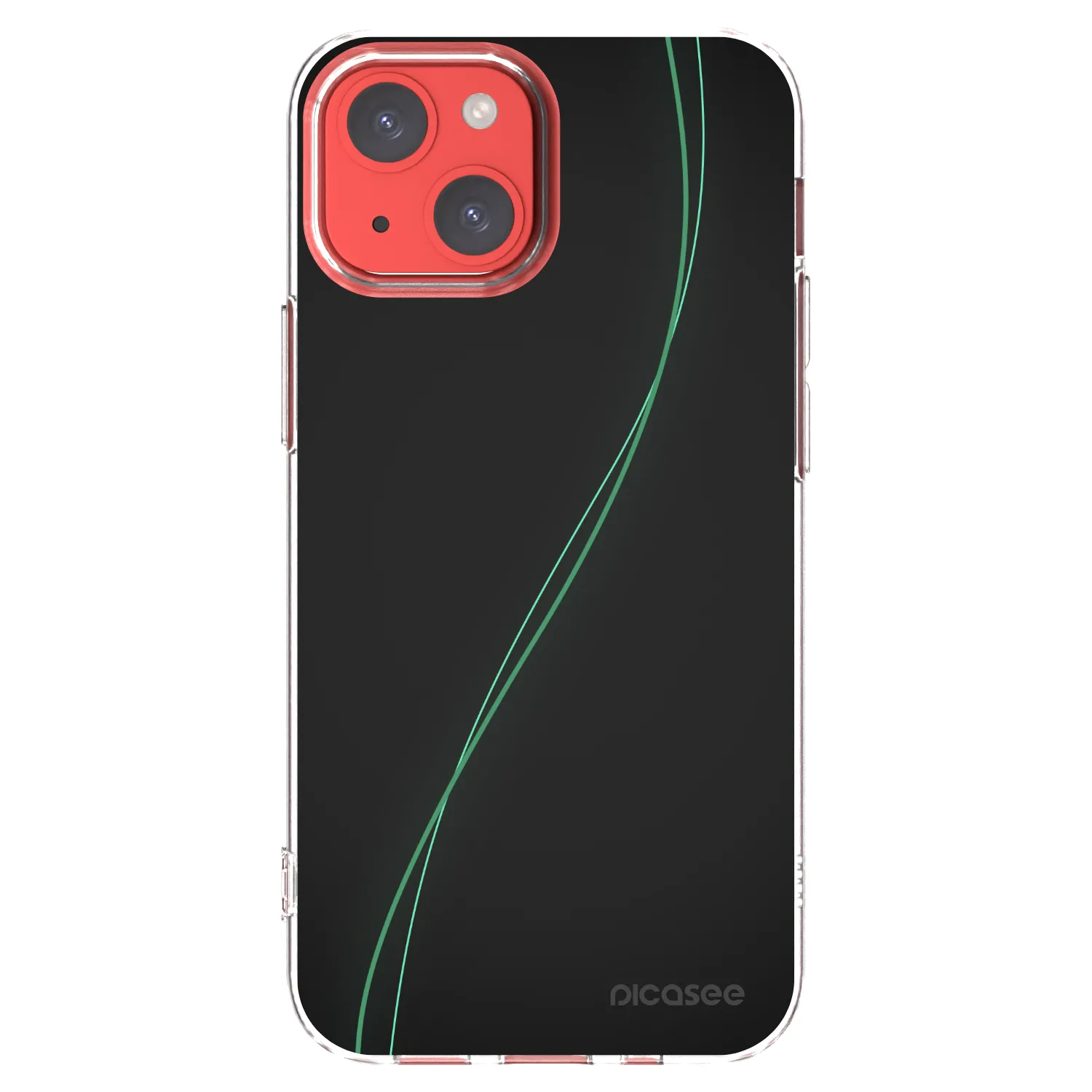 Picasee silikonový průhledný obal pro Apple iPhone 13 mini - Be Different