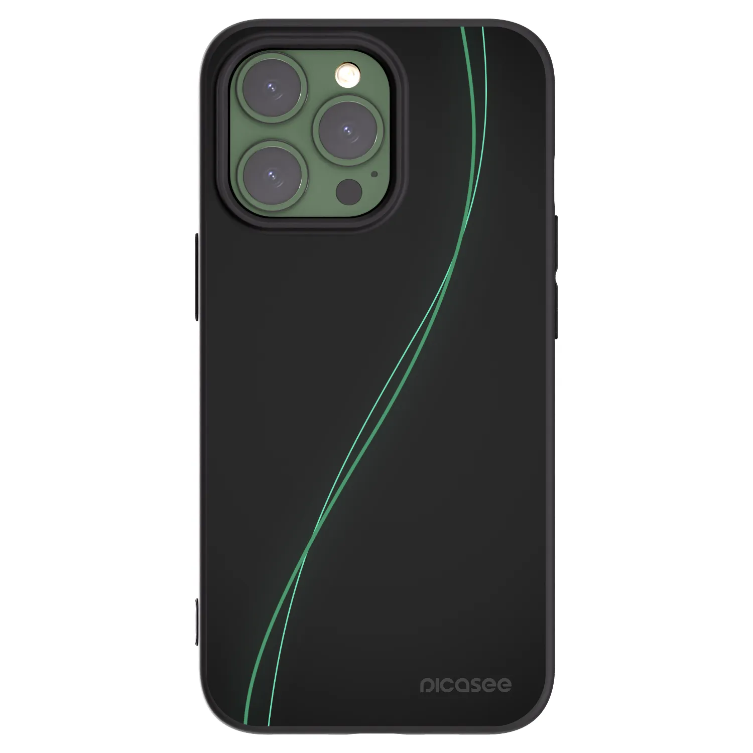 Picasee silikonový černý obal pro Apple iPhone 13 Pro - Be Different