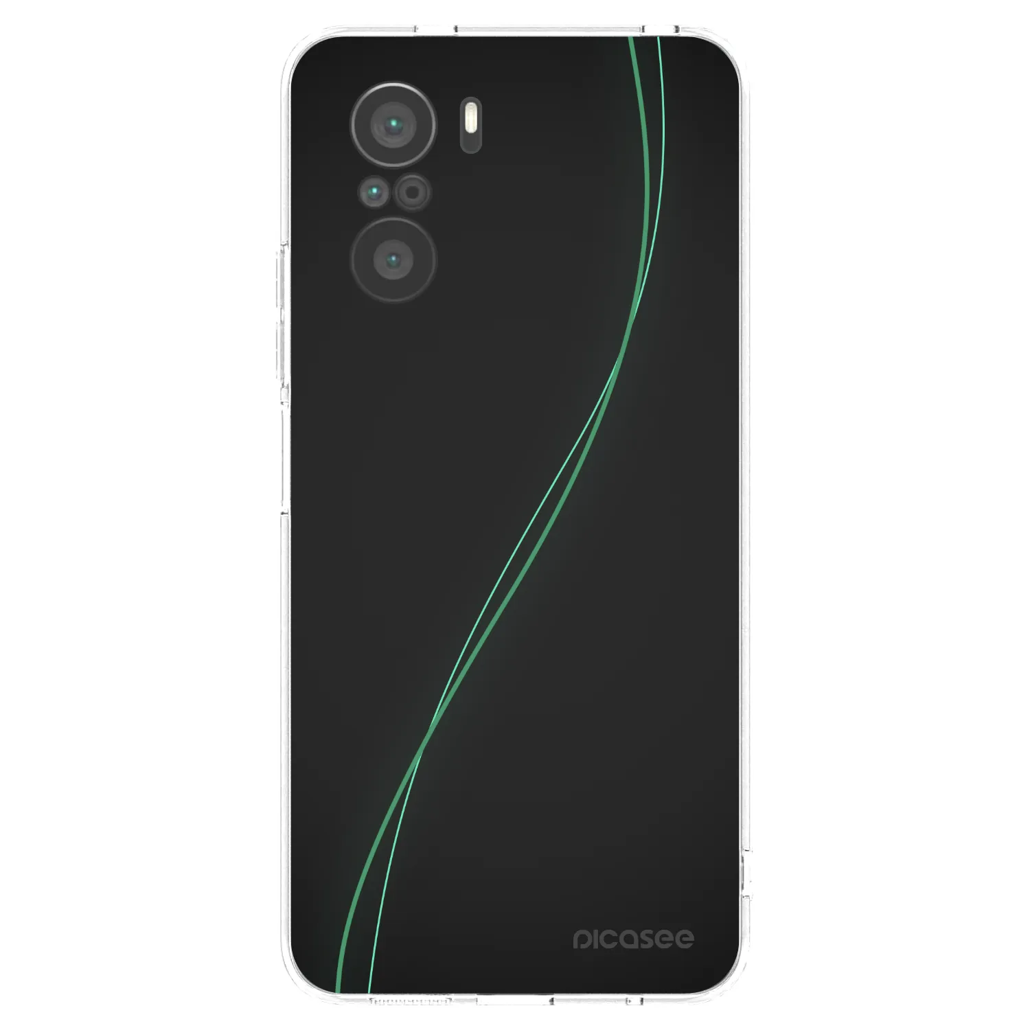 Picasee silikonový průhledný obal pro Xiaomi Poco F3 - Be Different