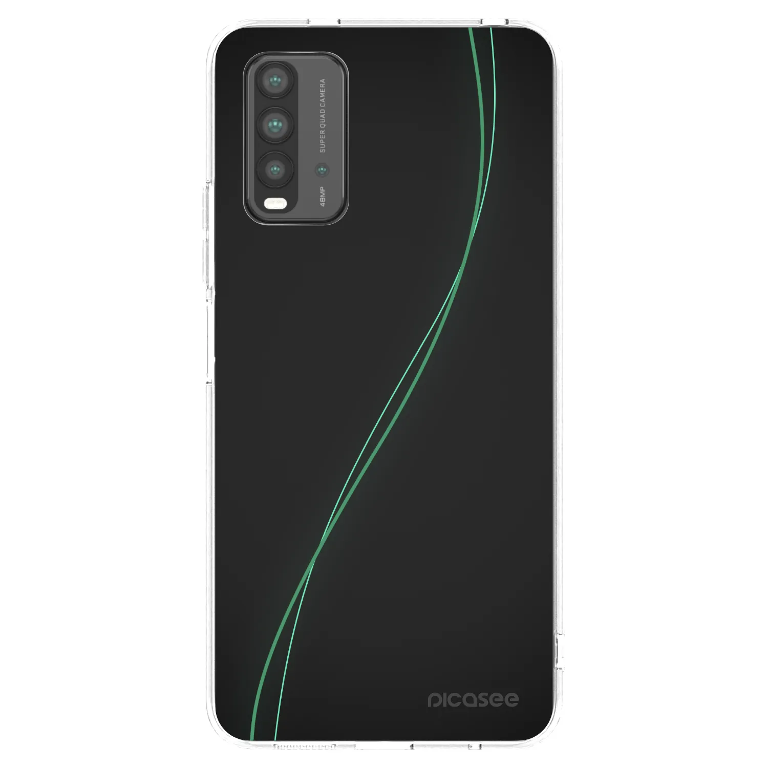 Picasee silikonový průhledný obal pro Xiaomi Redmi 9T - Be Different