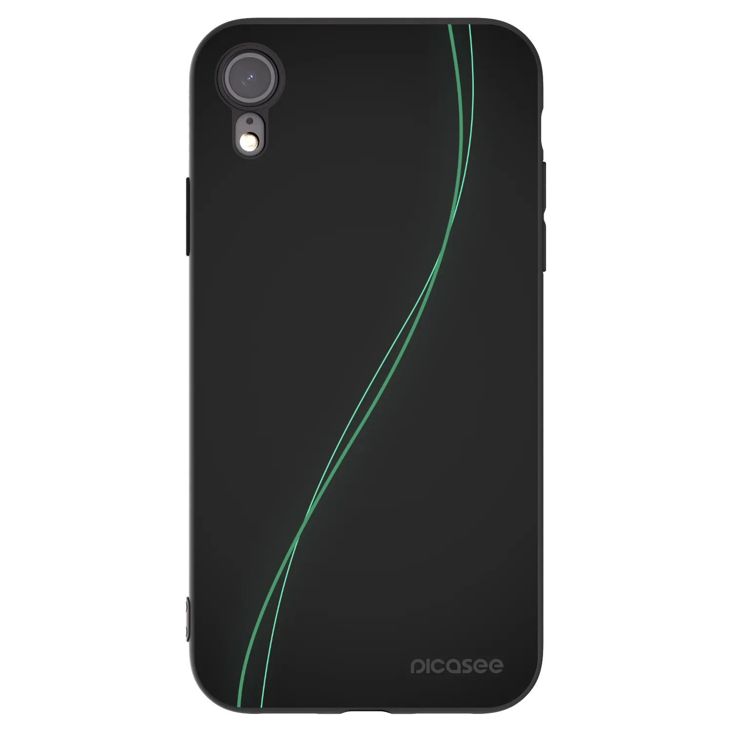 Picasee silikonový černý obal pro Apple iPhone XR - Be Different