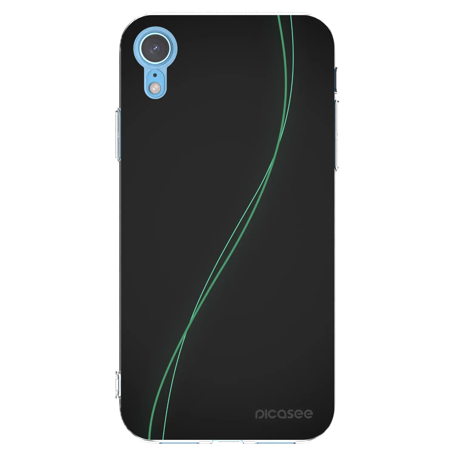 Picasee silikonový průhledný obal pro Apple iPhone XR - Be Different