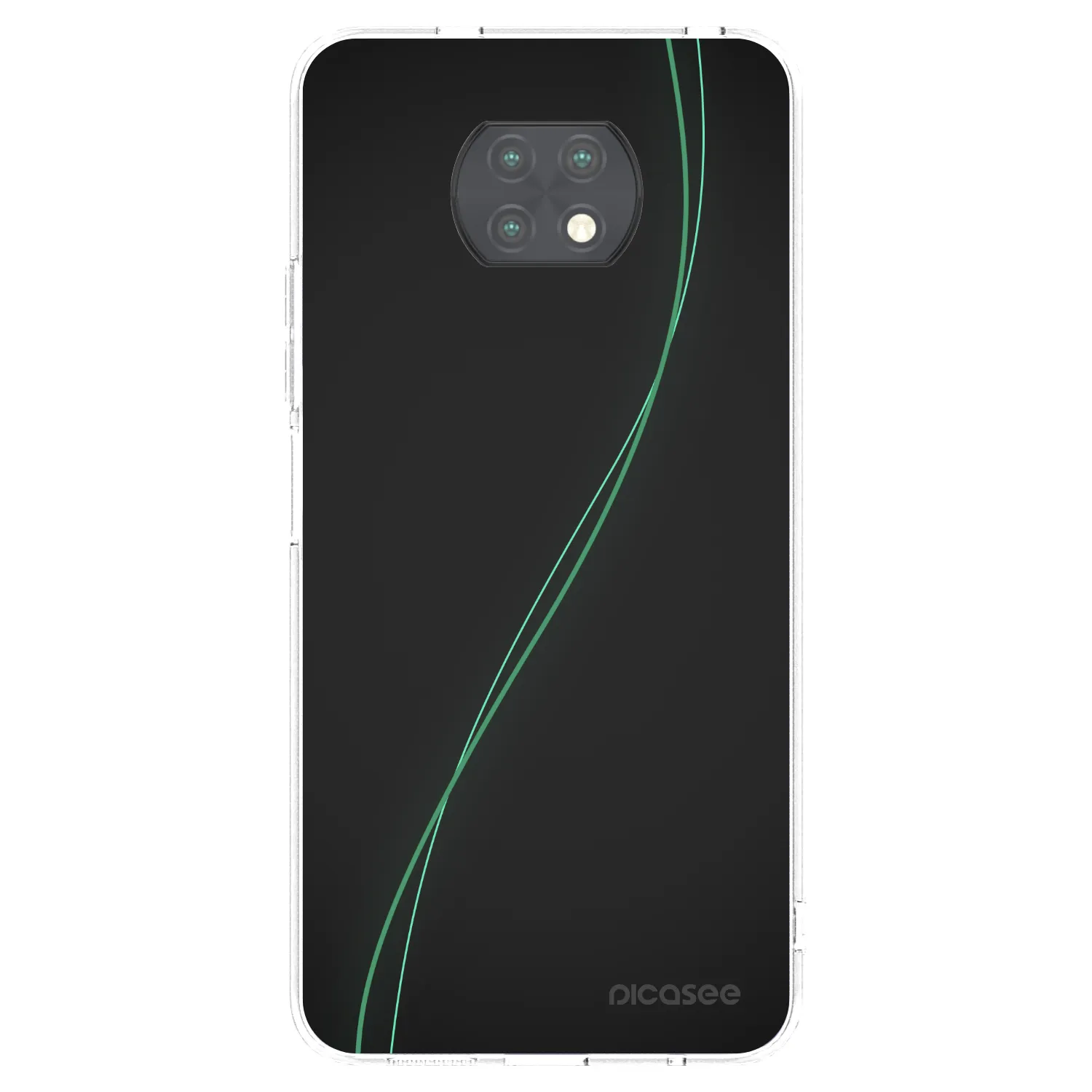 Picasee silikonový průhledný obal pro Xiaomi Redmi Note 9T - Be Different