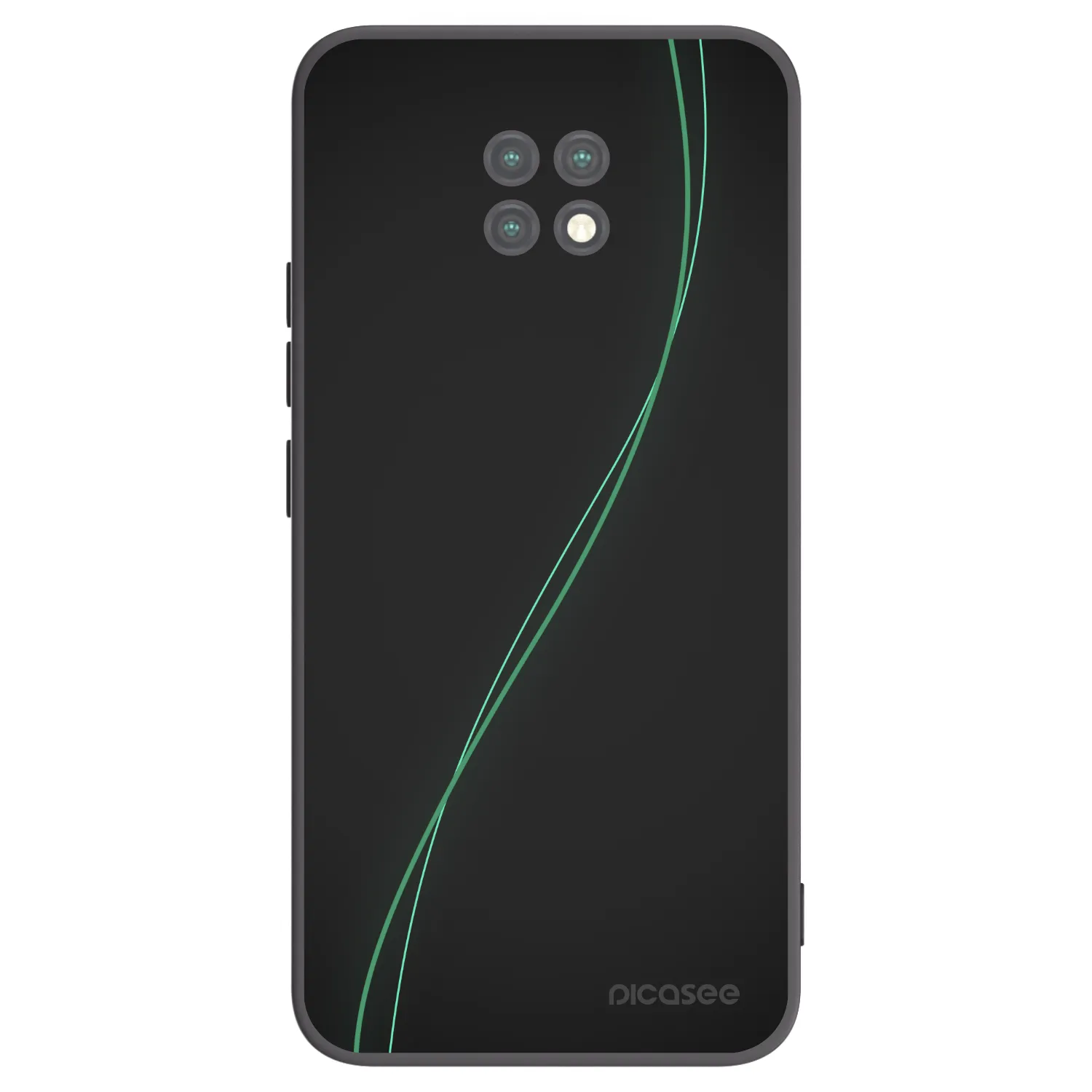 Picasee silikonový černý obal pro Xiaomi Redmi Note 9T - Be Different