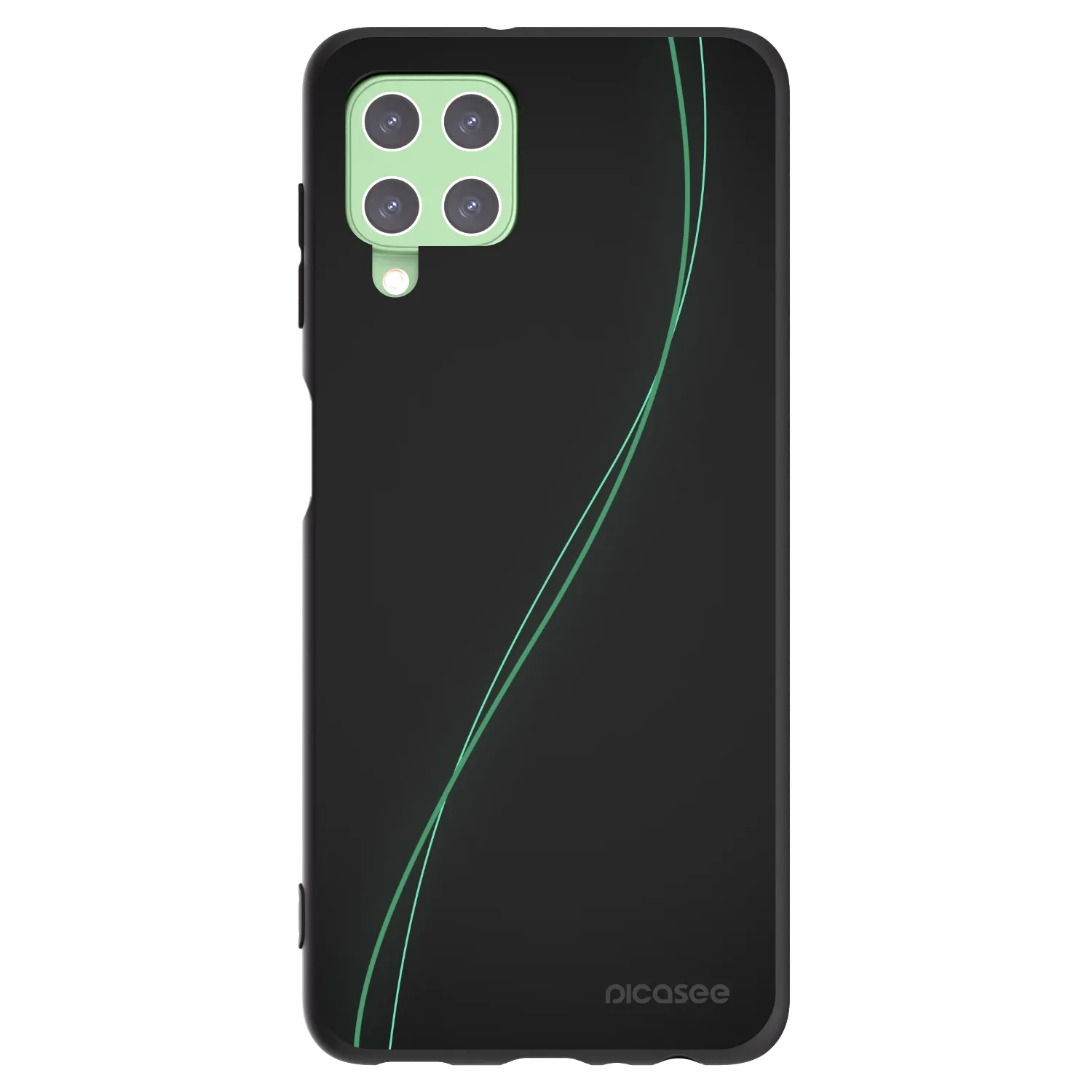 Picasee silikonový černý obal pro Samsung Galaxy A22 A225F 4G - Be Different