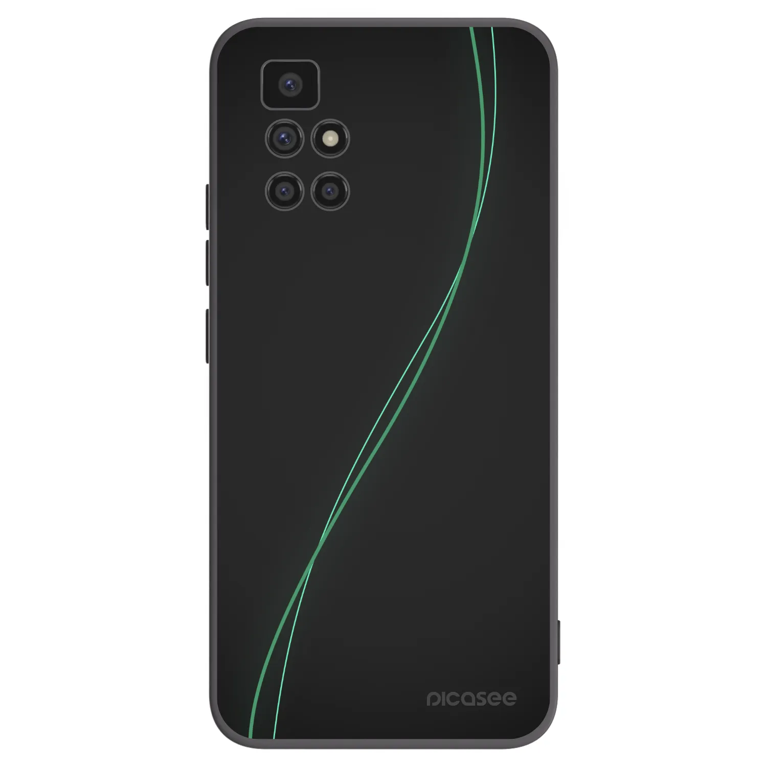 Picasee silikonový černý obal pro Xiaomi Redmi 10 - Be Different