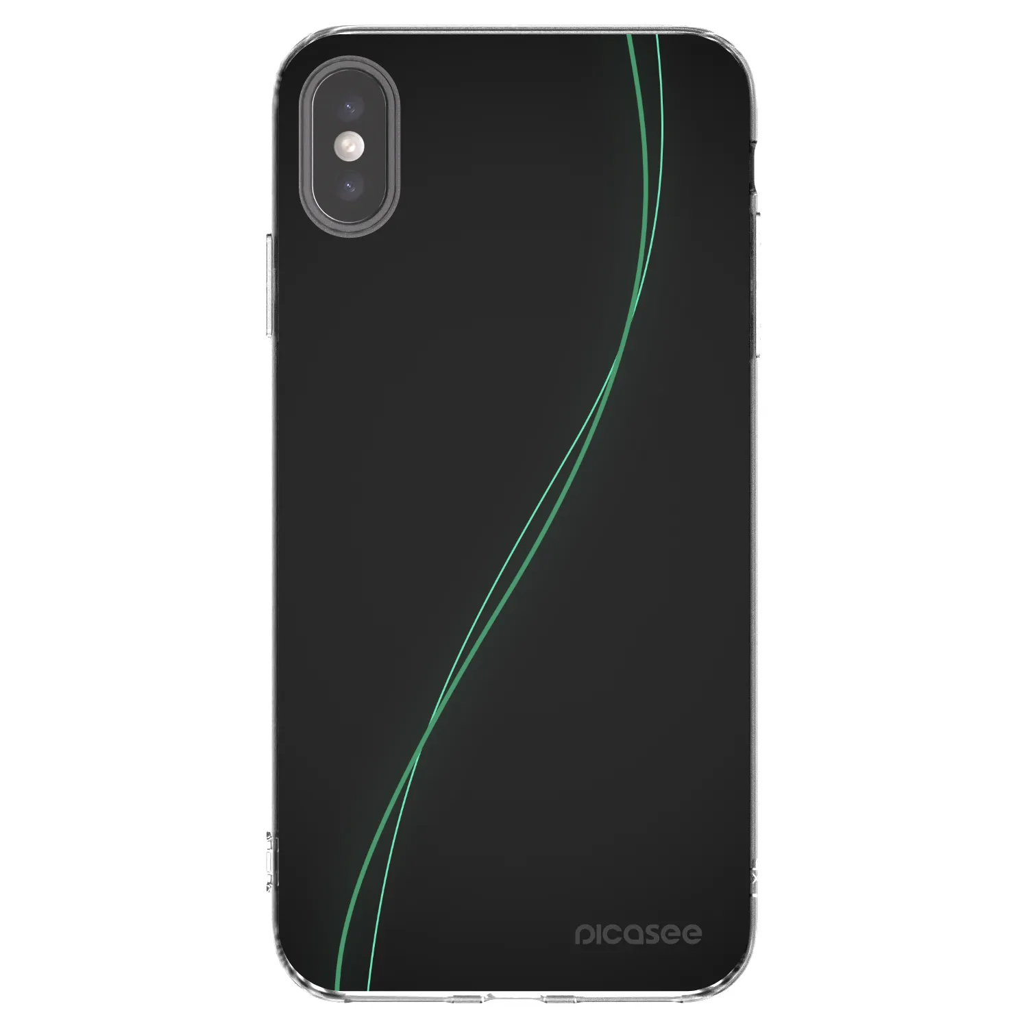 Picasee silikonový průhledný obal pro Apple iPhone XS Max - Be Different